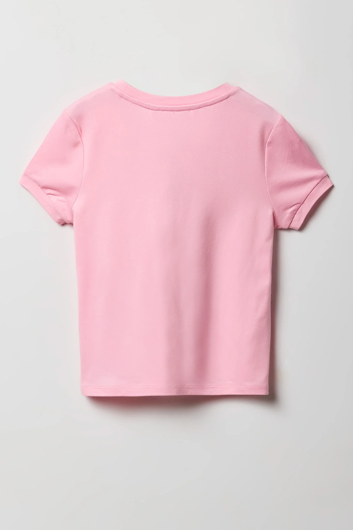 Girls Graphic T-Shirt & Plush Pant Pajama Set - Image 3