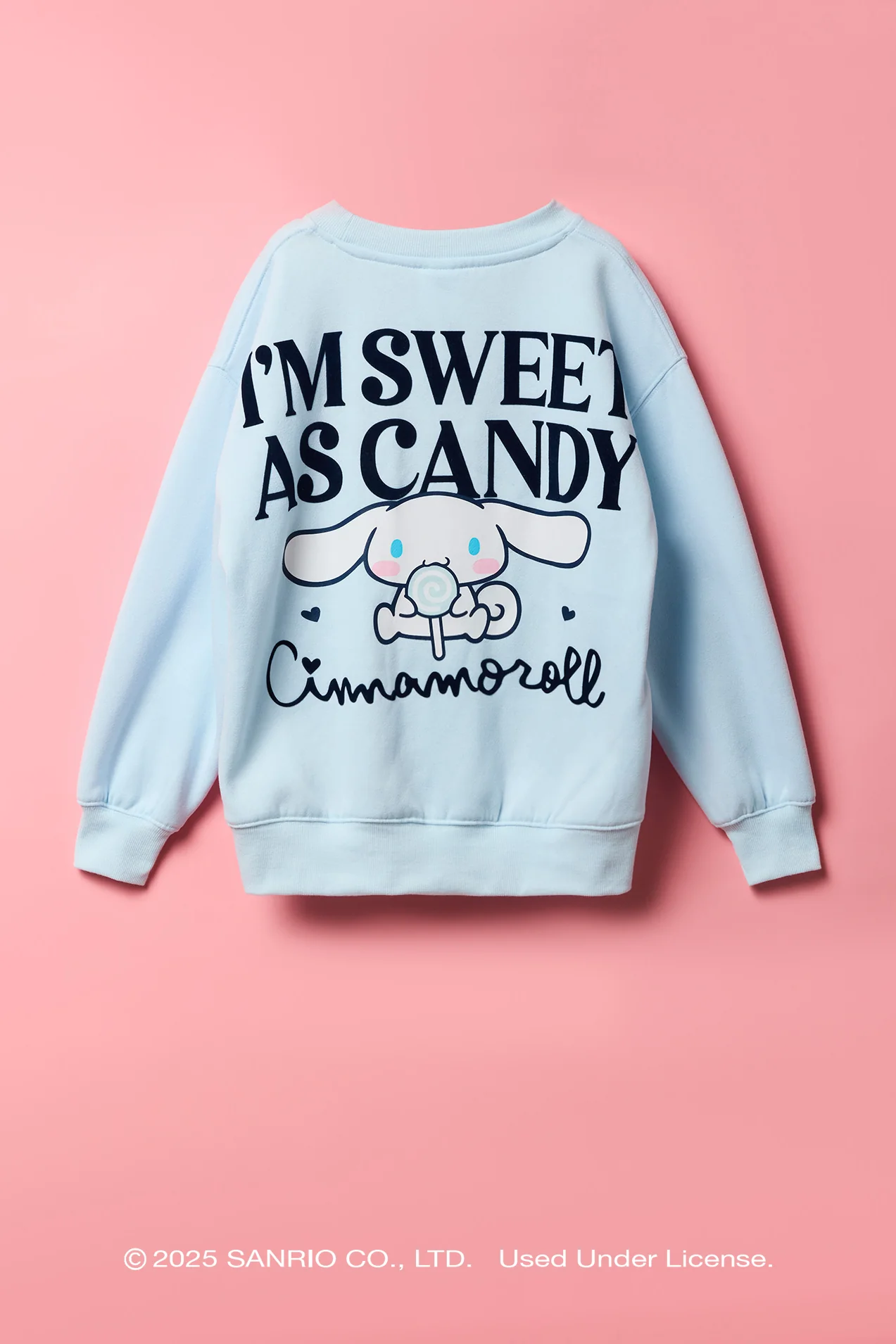 Cinnamoroll™ Girls Flock Print Fleece Sweatshirt - Image 2