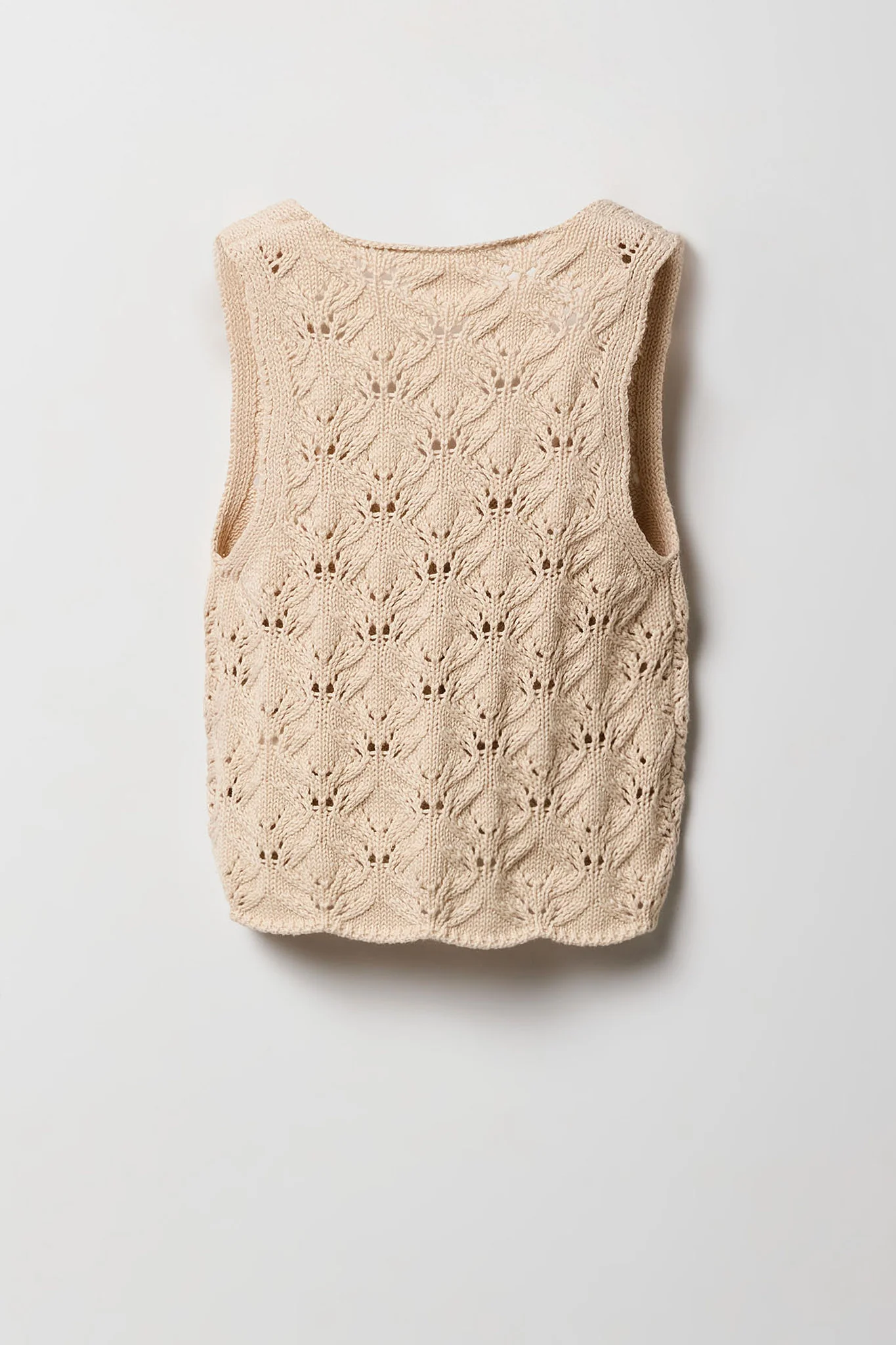 Girls Crochet Self-Tie Vest - Image 2