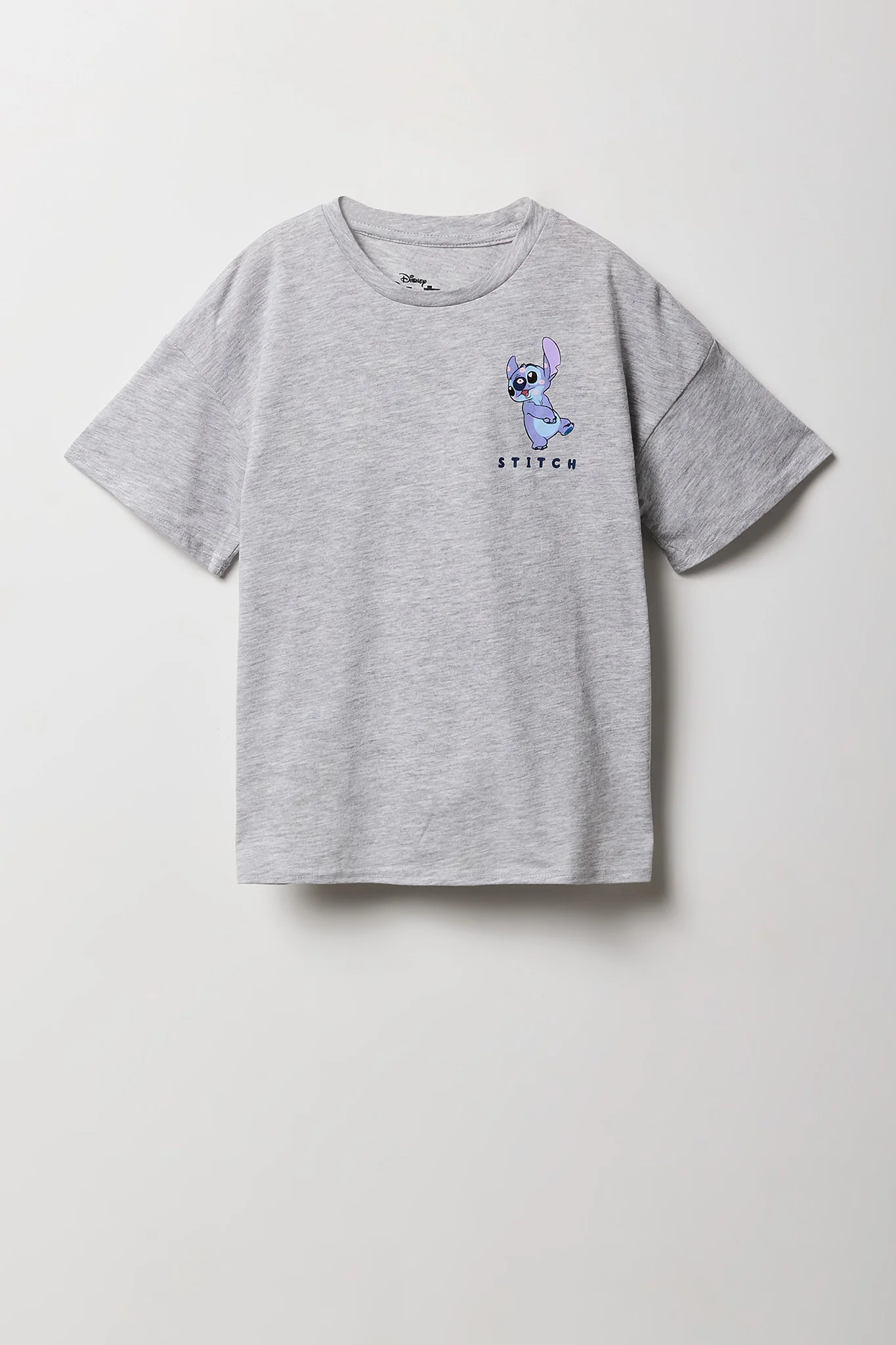 Girls Luxe Heavy Cotton Stitch Graphic Oversized T-Shirt - Image 2