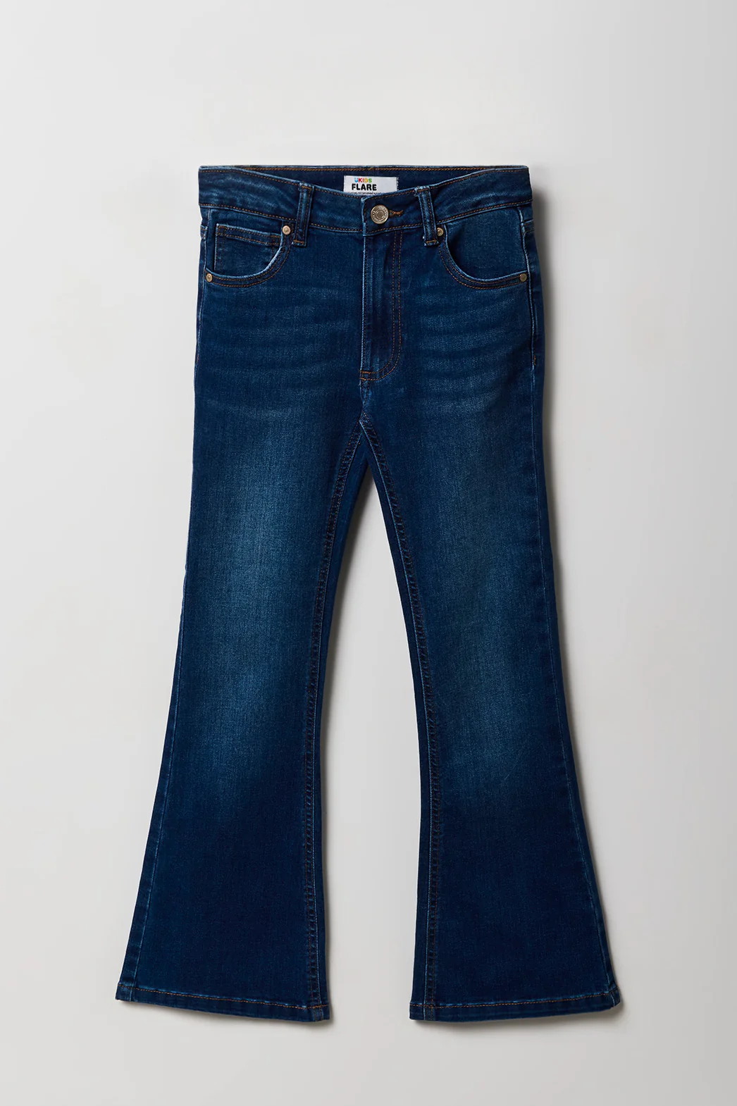 Girls Mid Rise Flare Jean - Image 5