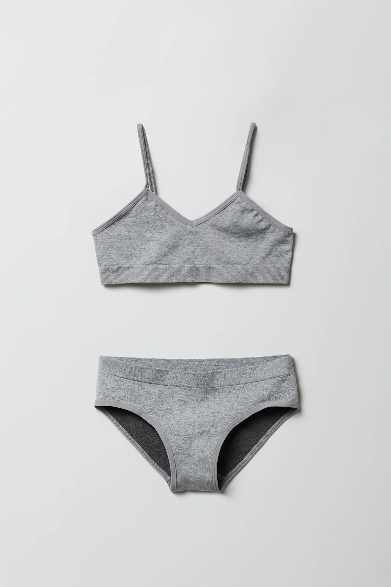 Girls Seamless Cami Bra & Brief Set