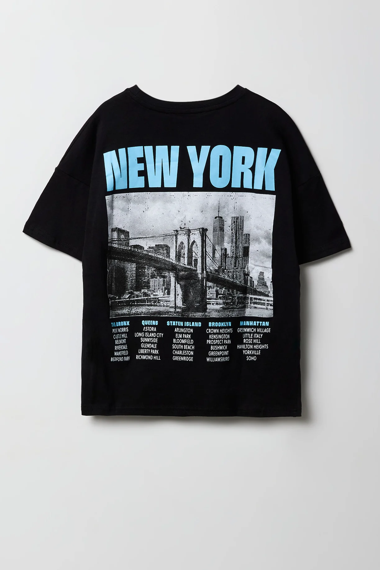 Kids Luxe Heavy Cotton Destination Graphic Oversized T-Shirt - Image 2