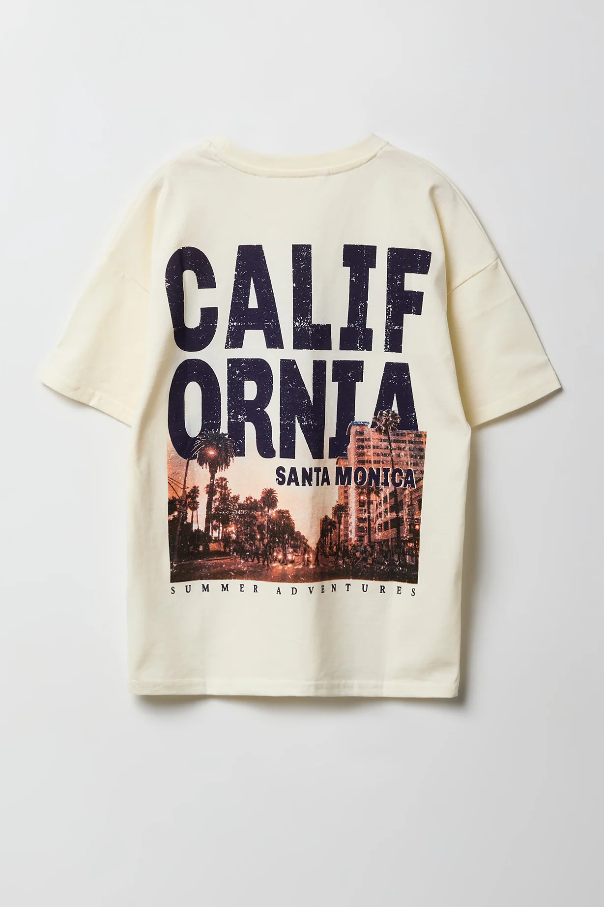Kids Luxe Heavy Cotton Destination Graphic Oversized T-Shirt - Image 8