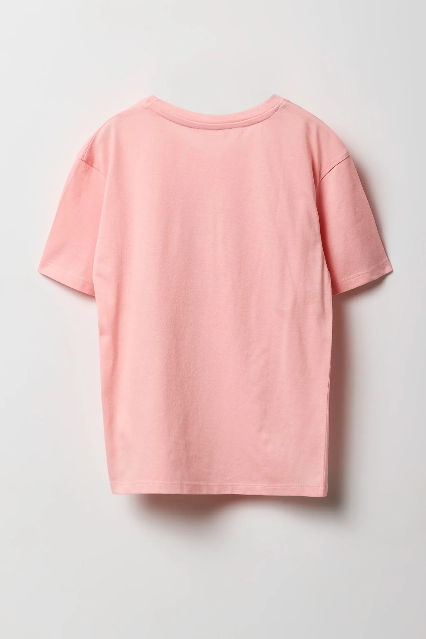 Girls Luxe Heavy Cotton Bow Chenille Embroidered T-Shirt - Image 2