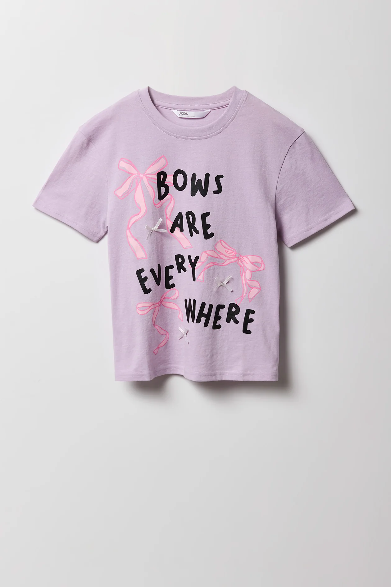 Girls Luxe Heavy Cotton Puff Print T-Shirt - Image 10