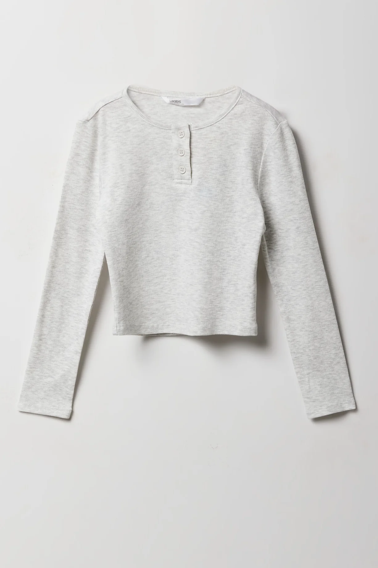 Girls Henley Long Sleeve Top - Image 3