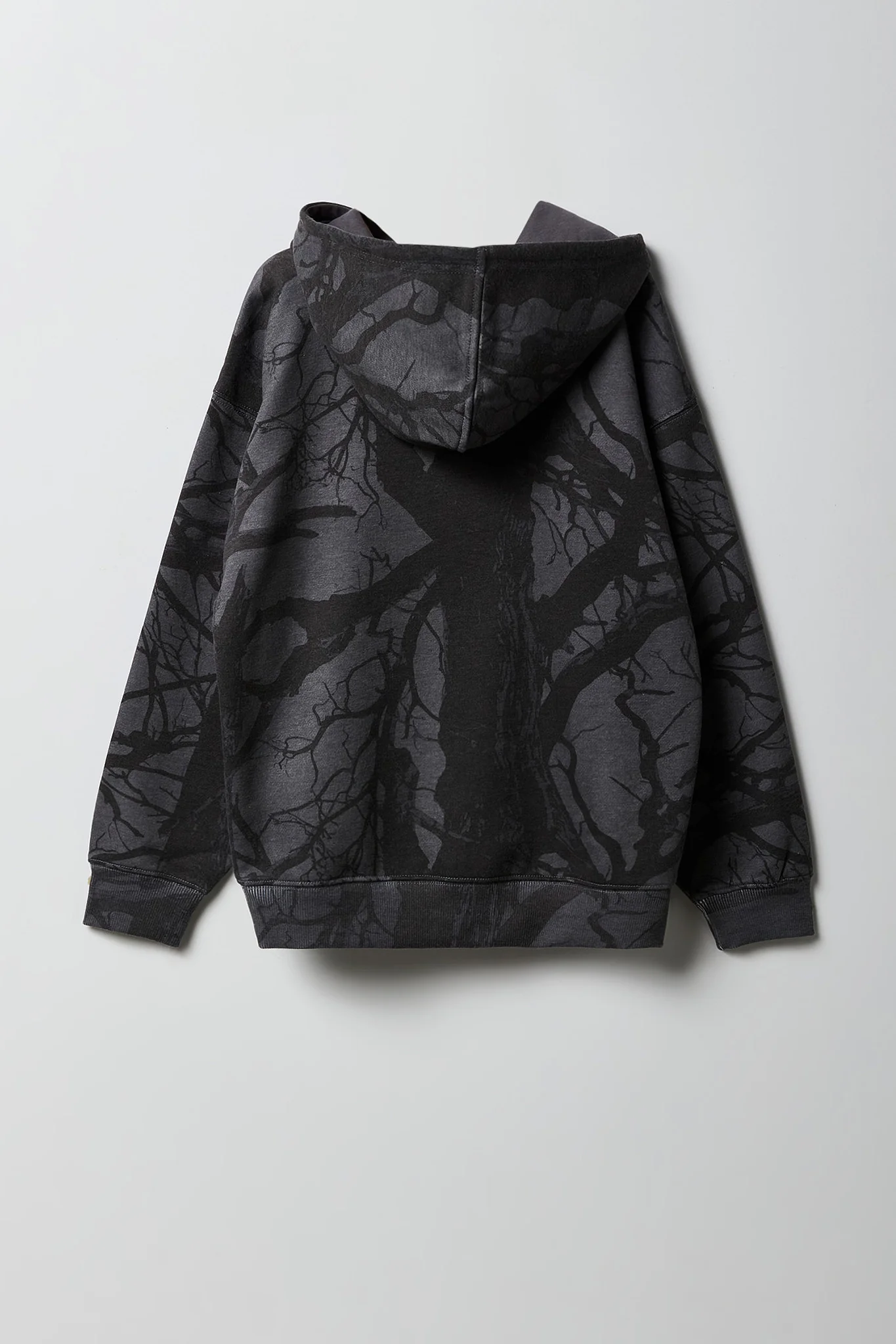 Kids Camo Fleece Hoodie - Image 4