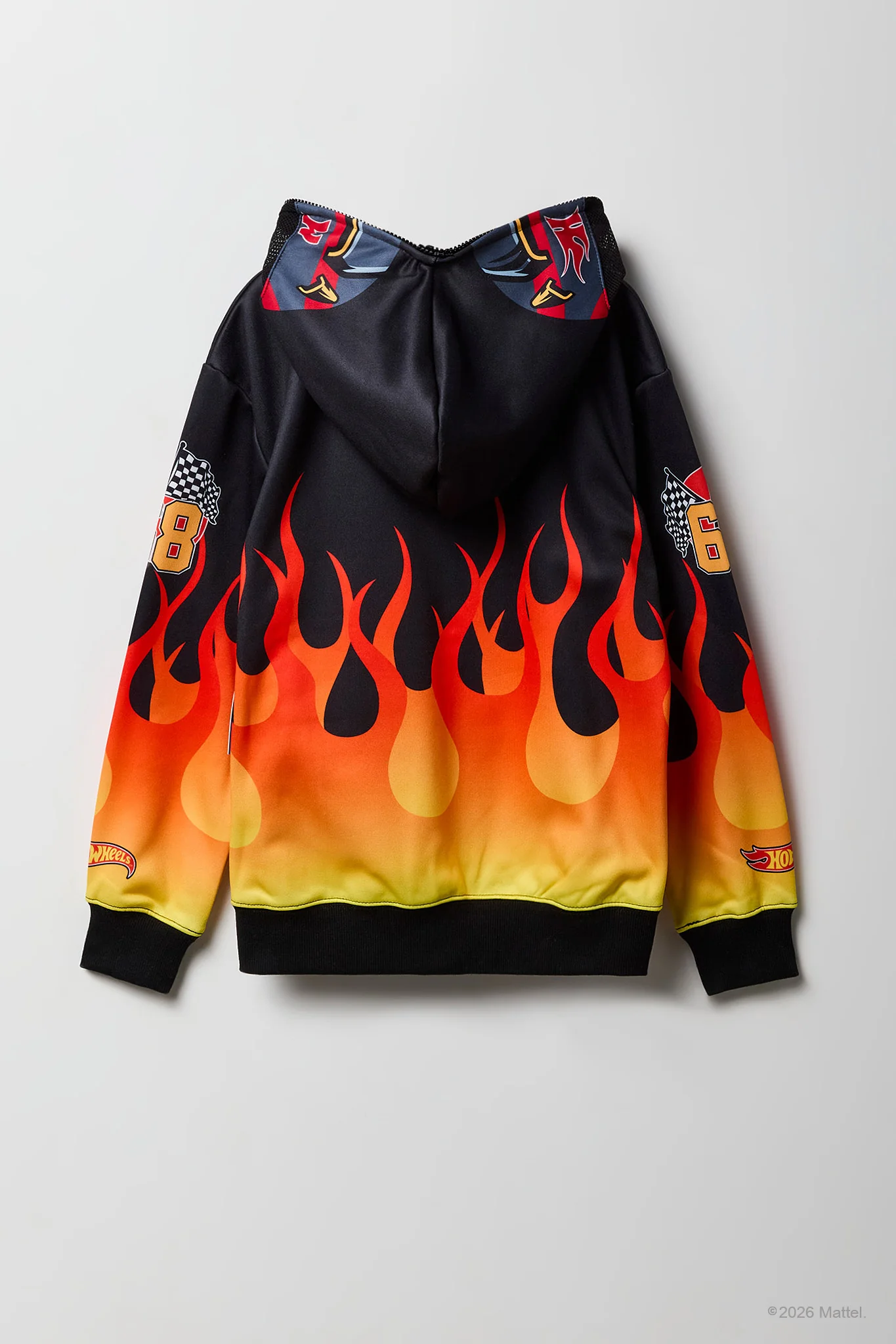 Hot Wheels™ Boys Printed Full-Zip Hoodie - Image 3