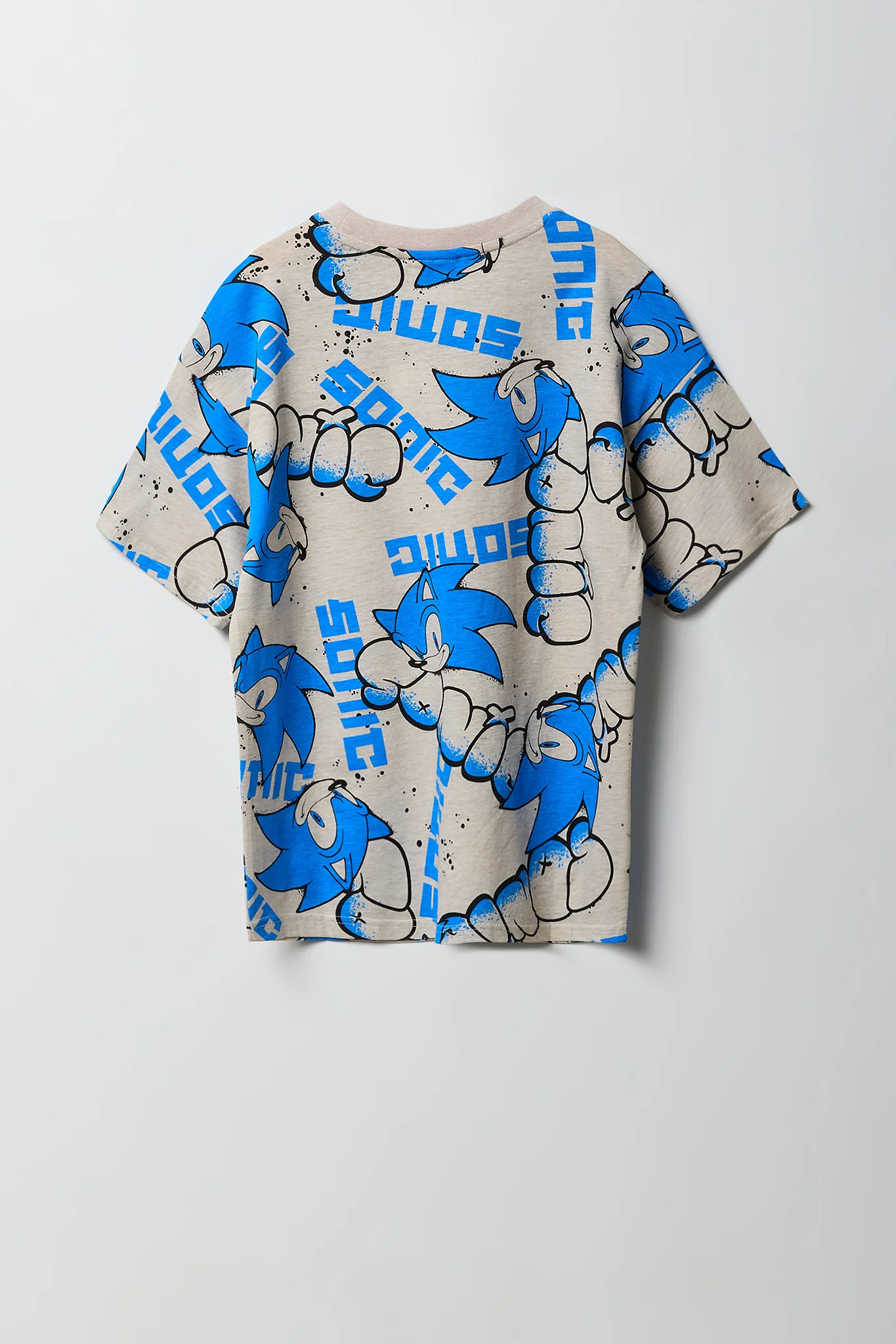 Kids Luxe Heavy Cotton Sonic Printed T-Shirt - Image 4