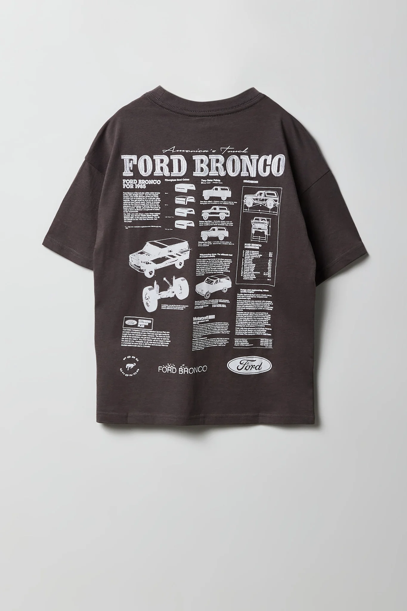 Ford Embroidered Graphic T-Shirt - Image 3