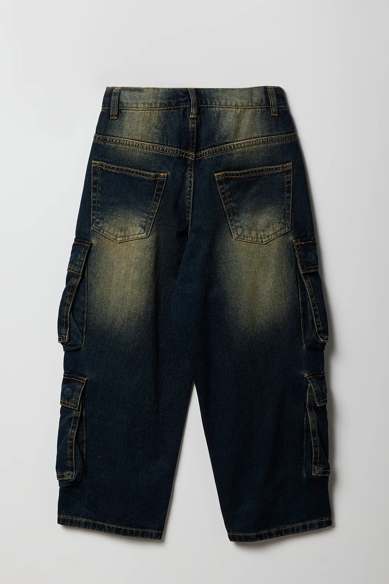 Boys 4-Pocket Baggy Cargo Jean - Image 3