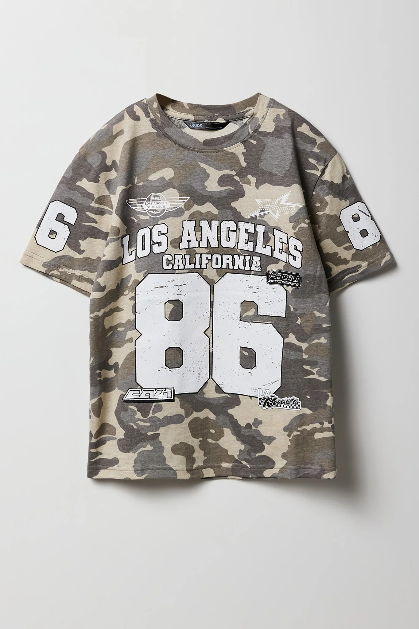 Boys Camo Graphic T-Shirt - Image 3