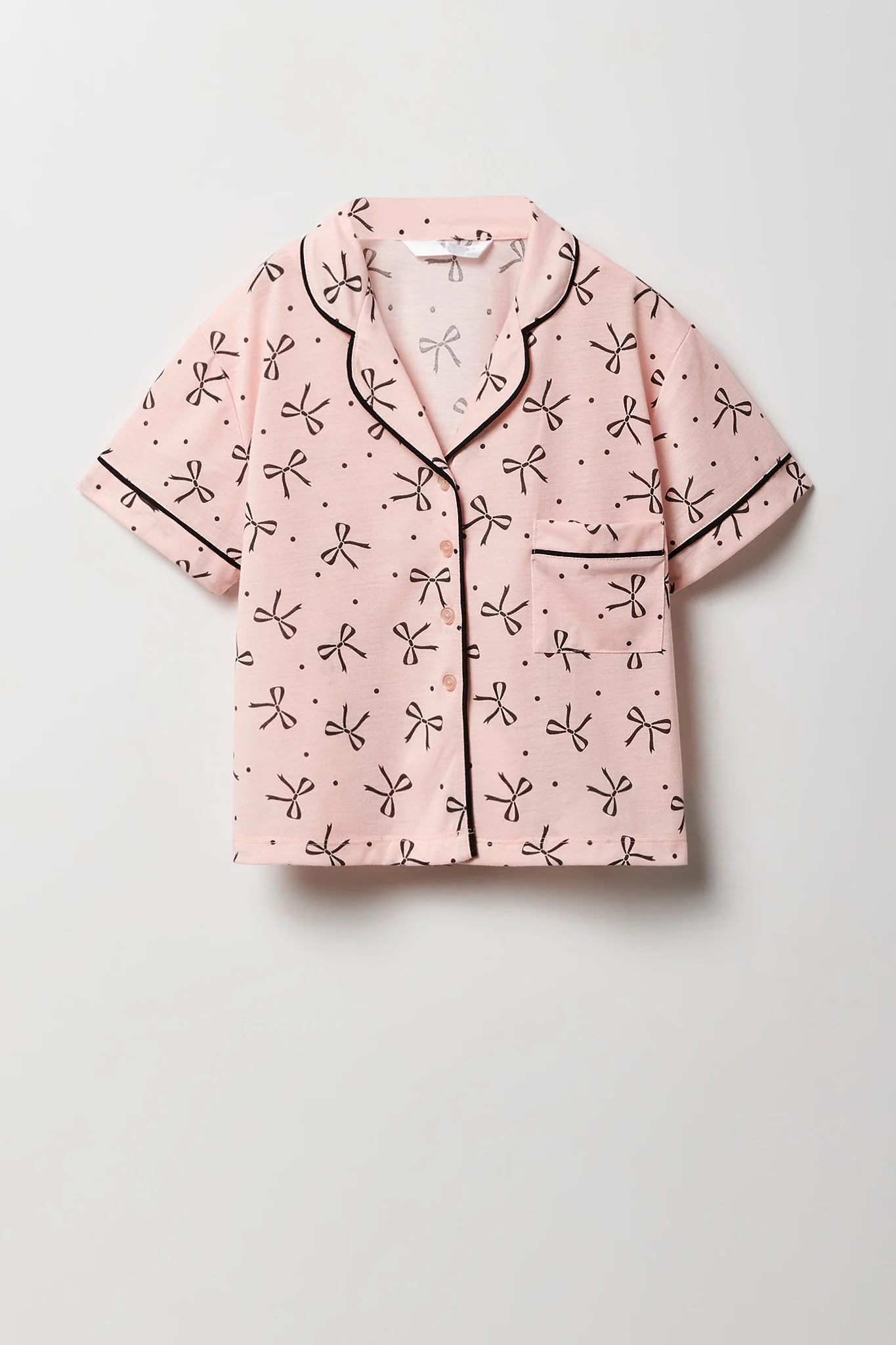 Ensemble pyjama avec haut boutonné et pantalon pour fille - Image 17