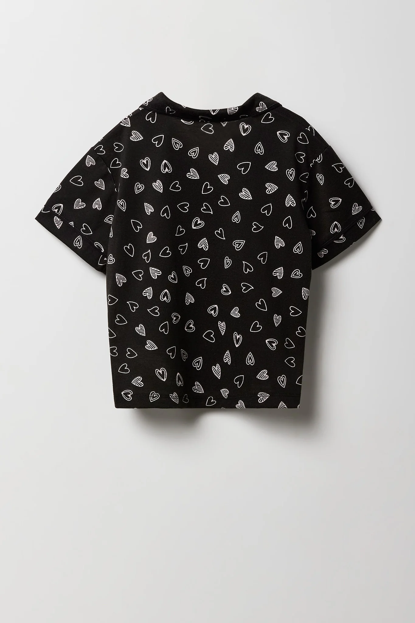 Ensemble pyjama avec haut boutonné et pantalon pour fille - Image 3