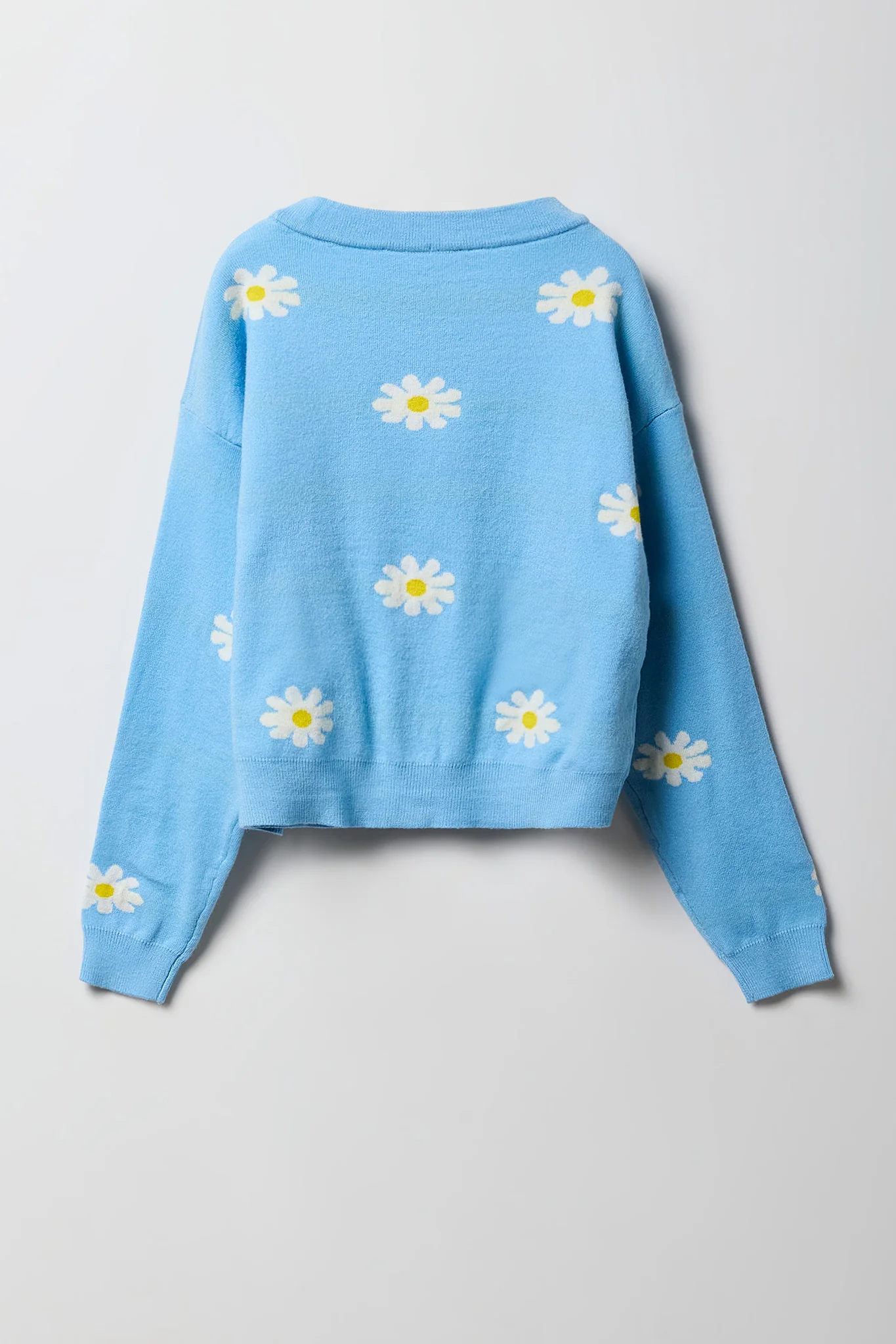 Girls Jacquard Knit Cardigan - Image 2