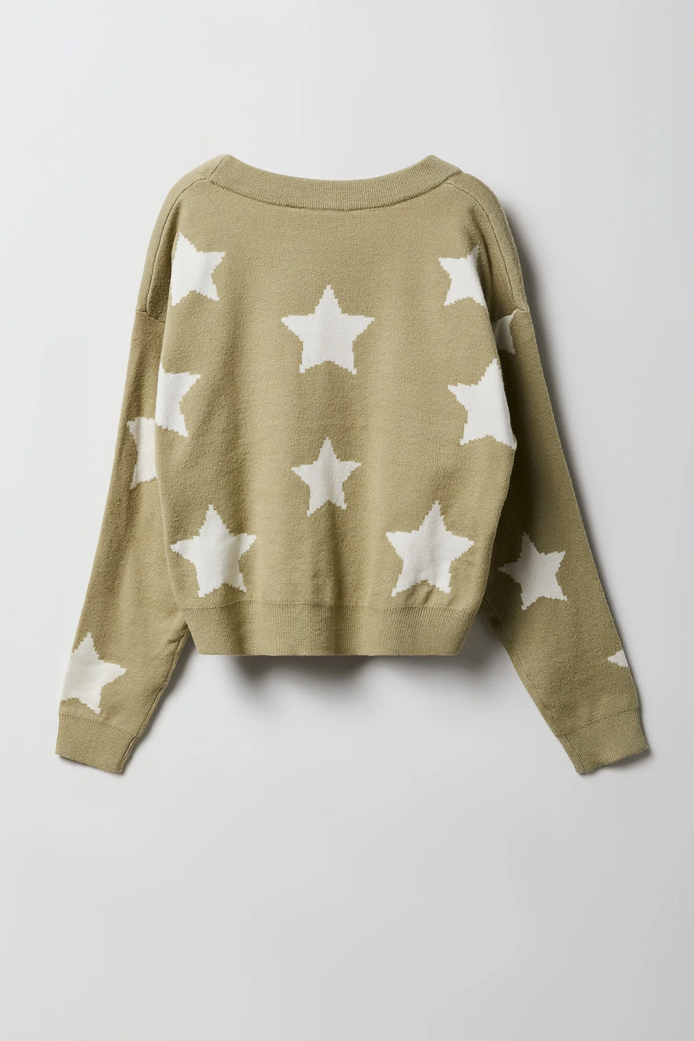 Girls Jacquard Knit Cardigan - Image 4