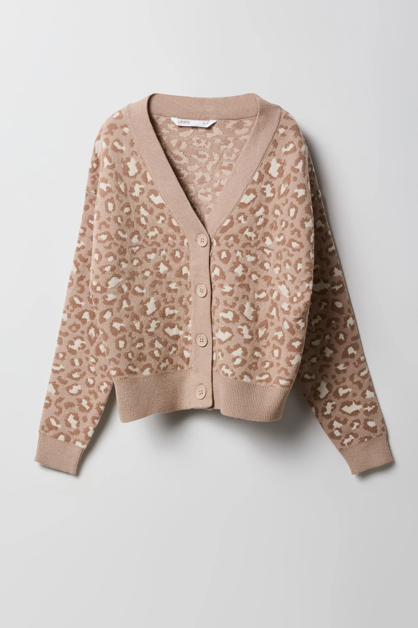 Girls Jacquard Knit Cardigan - Image 9