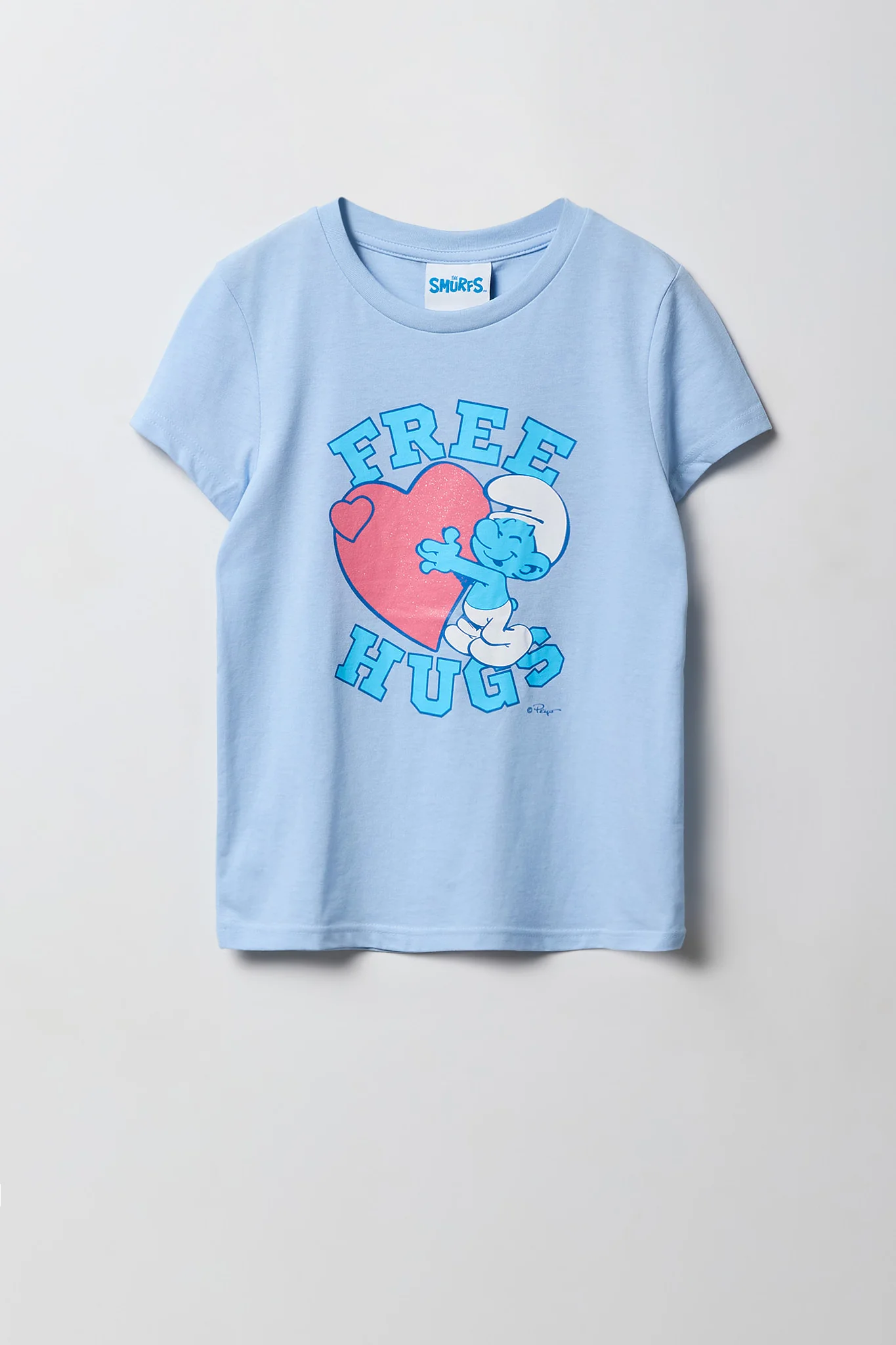 T-shirt à imprimé Smurfs pour fille - Image 3