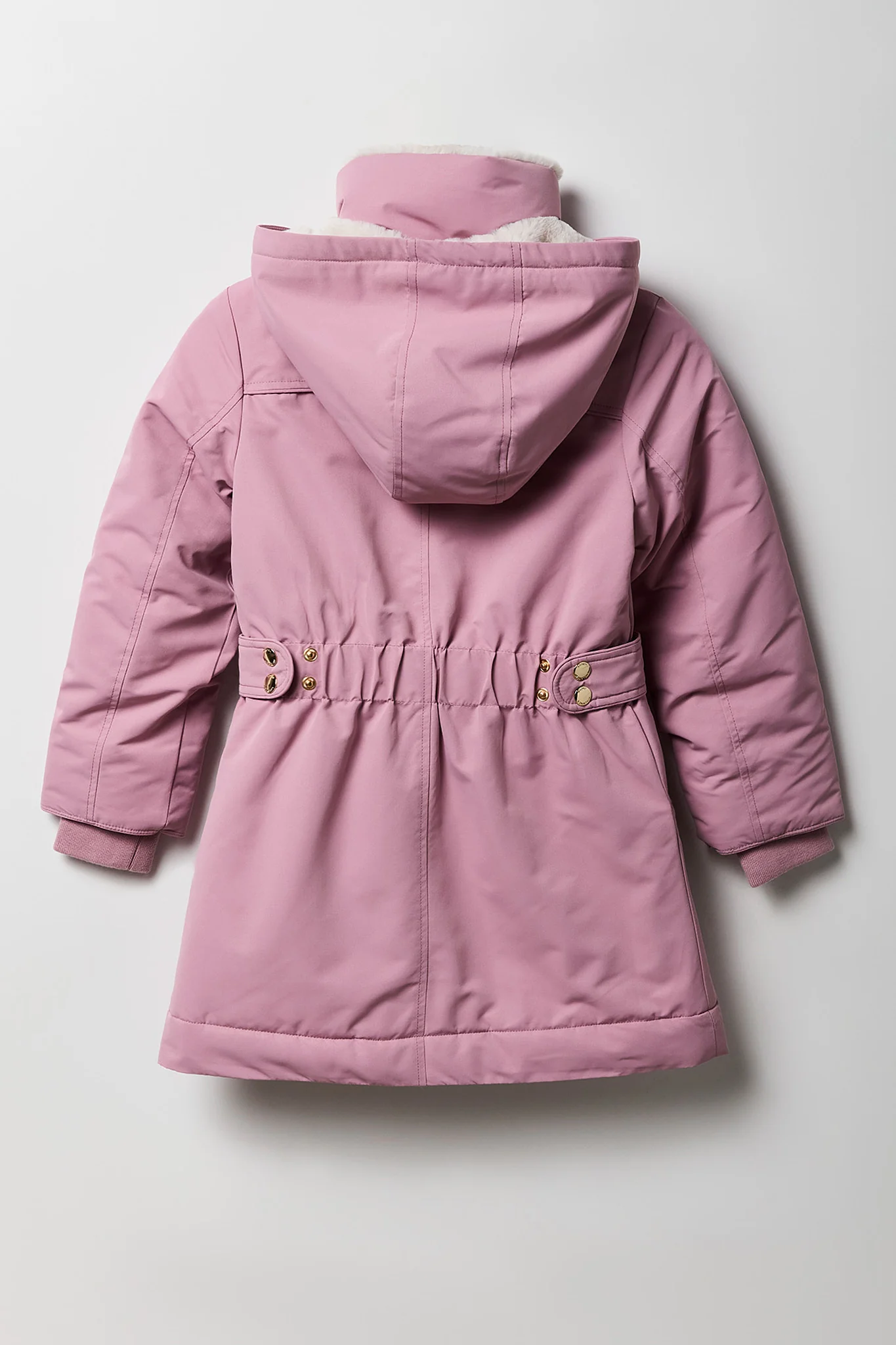 Girls Faux Fur Lined Parka - Image 12