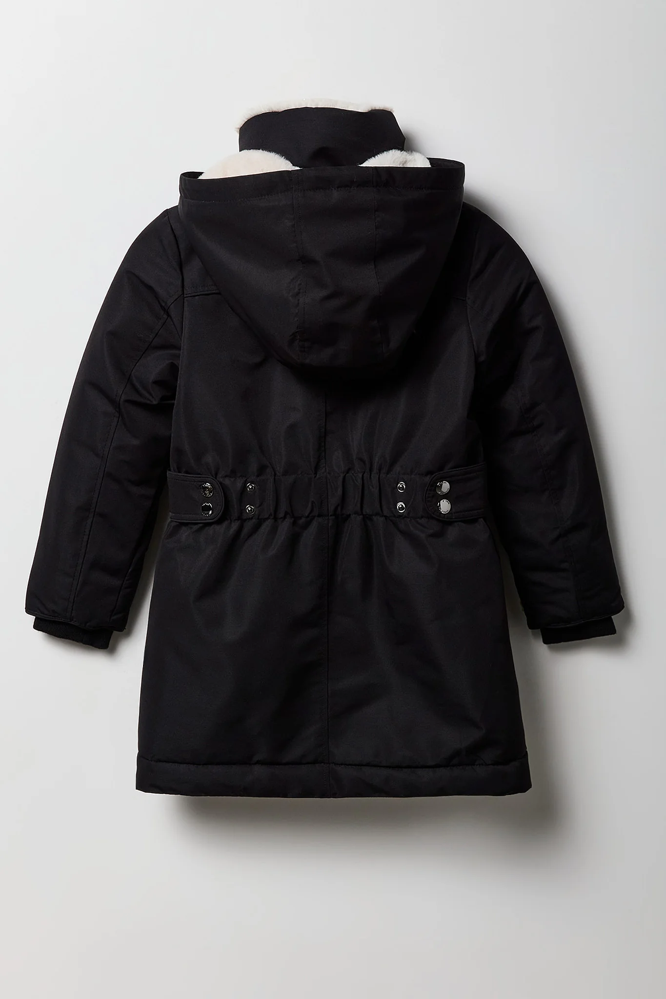 Parka à doublure en similifourrure pour filles - Image 2