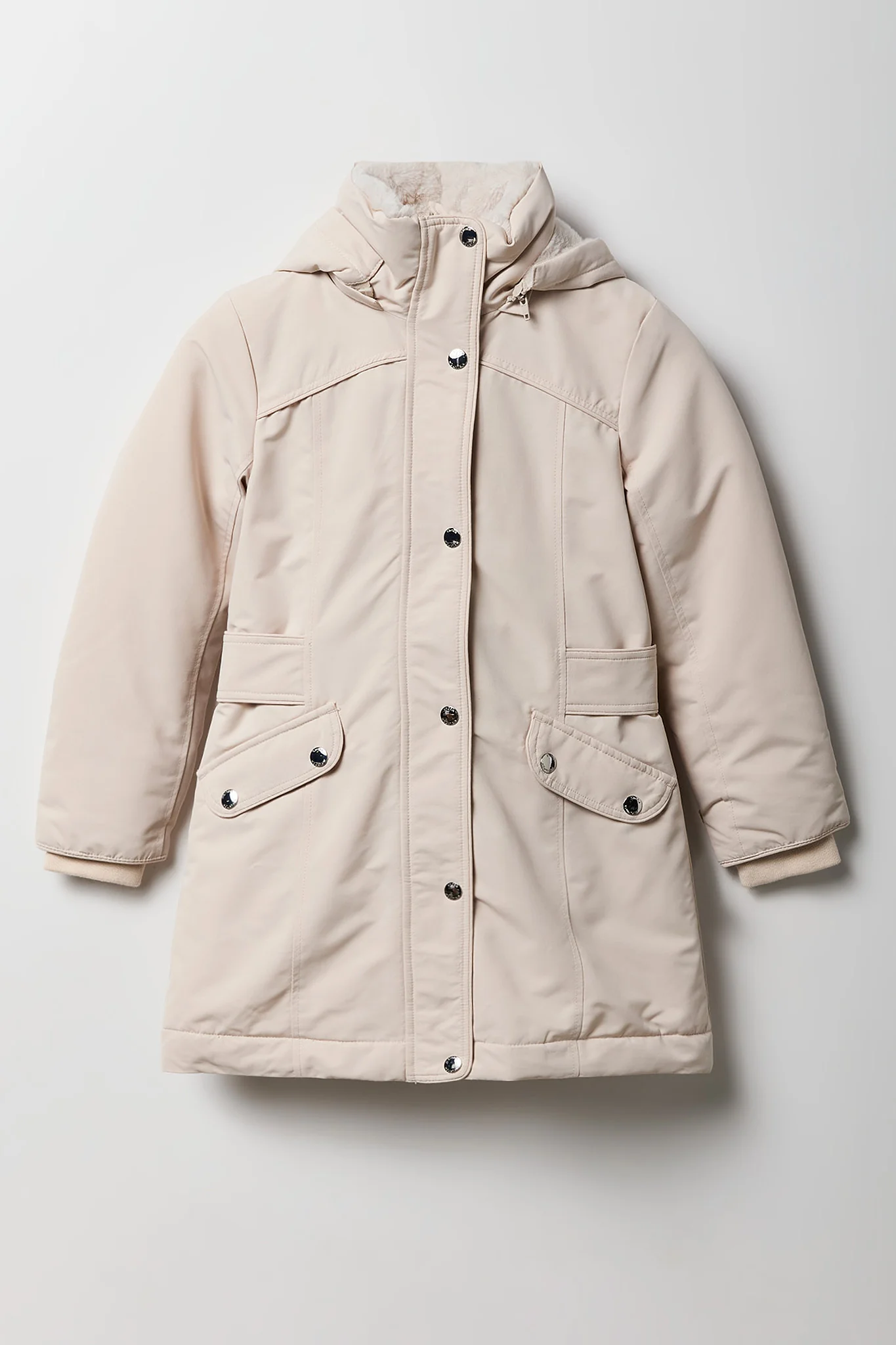 Parka à doublure en similifourrure pour filles - Image 5