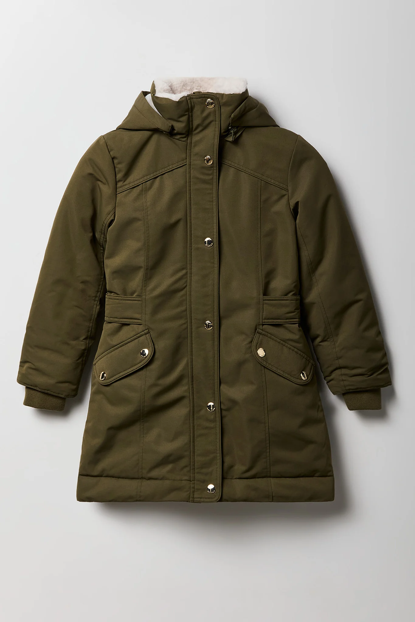 Parka à doublure en similifourrure pour filles - Image 7