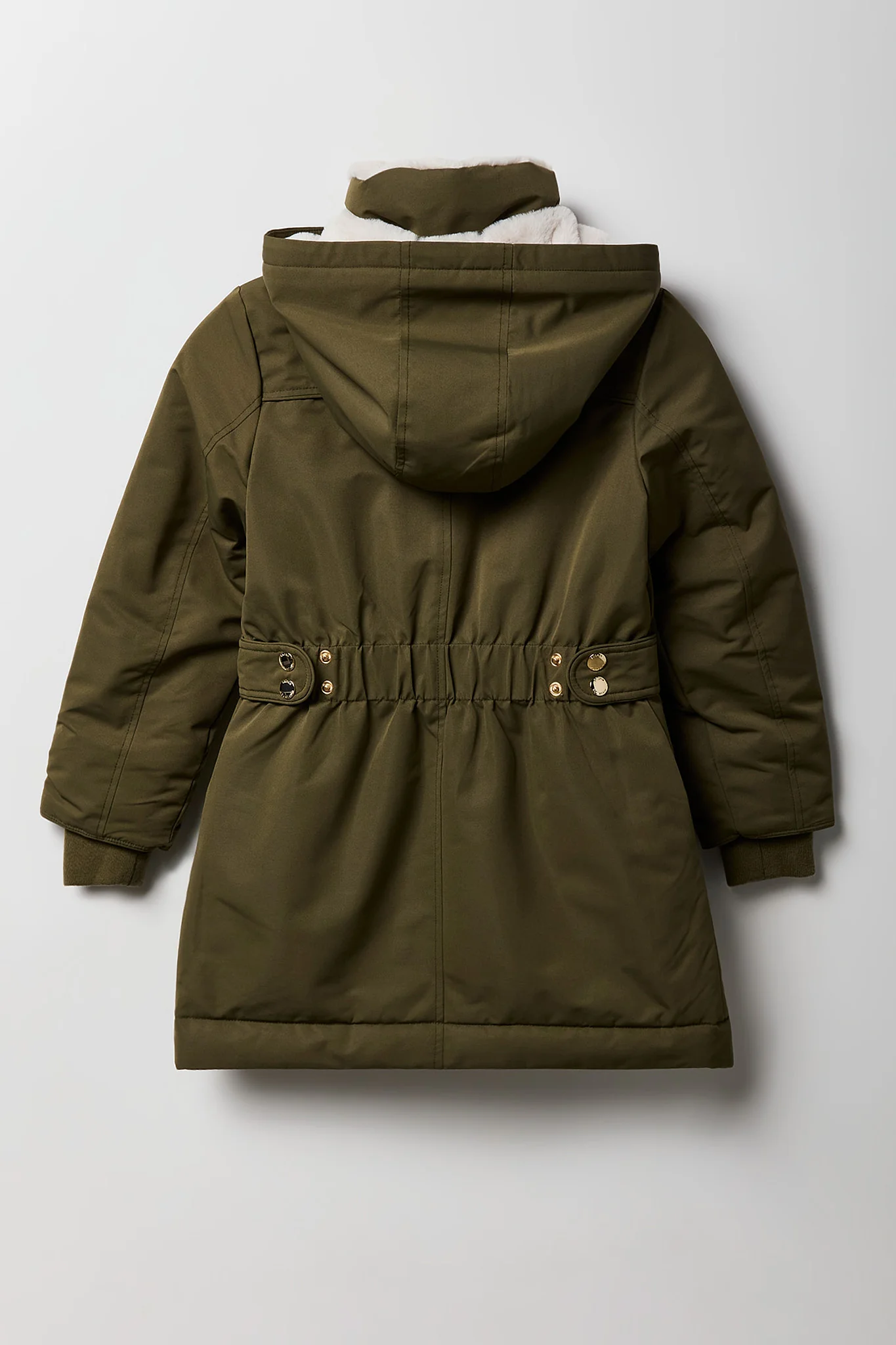 Parka à doublure en similifourrure pour filles - Image 8