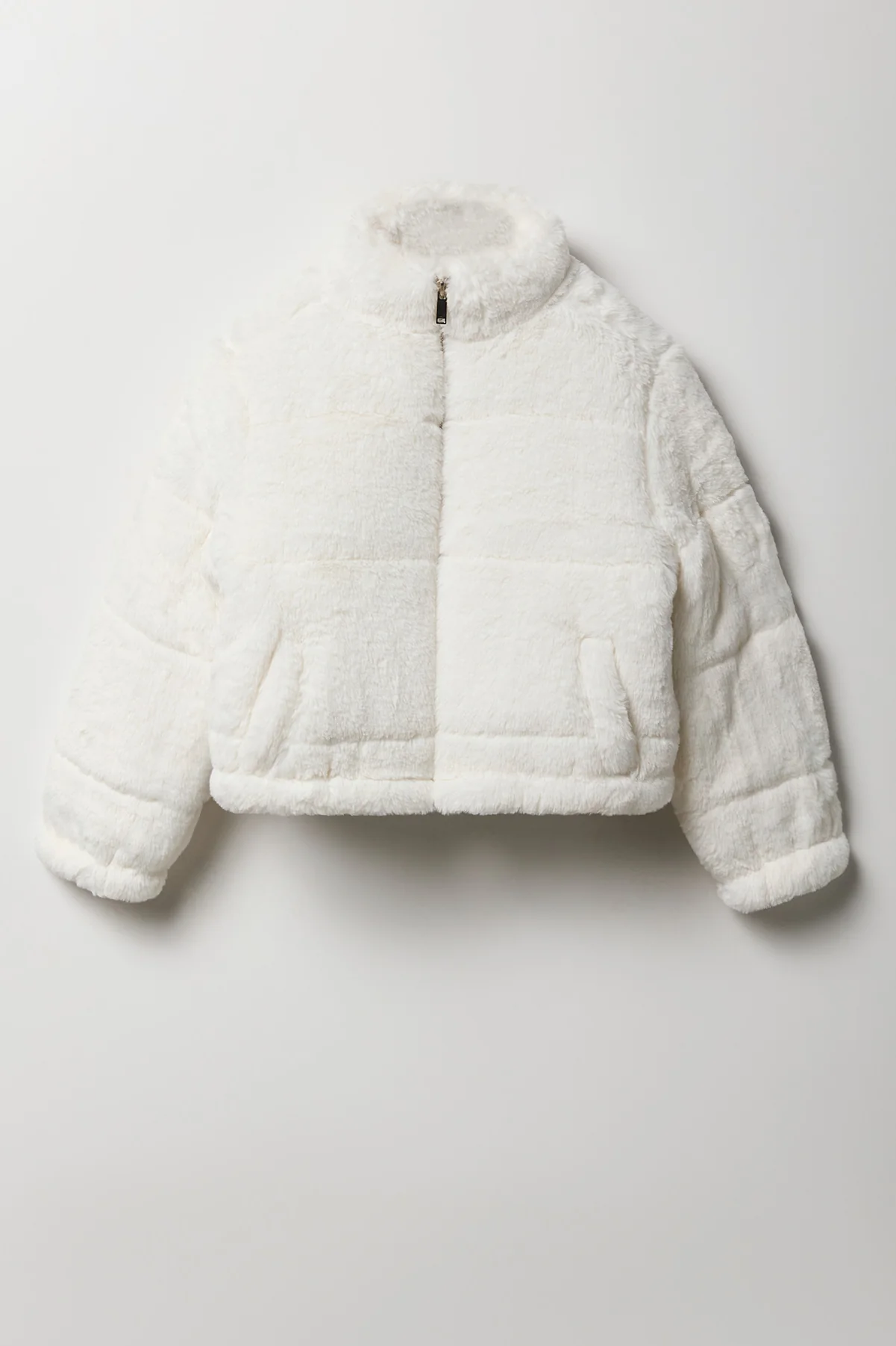 Blouson matelassé boutonné pour filles - Image 3