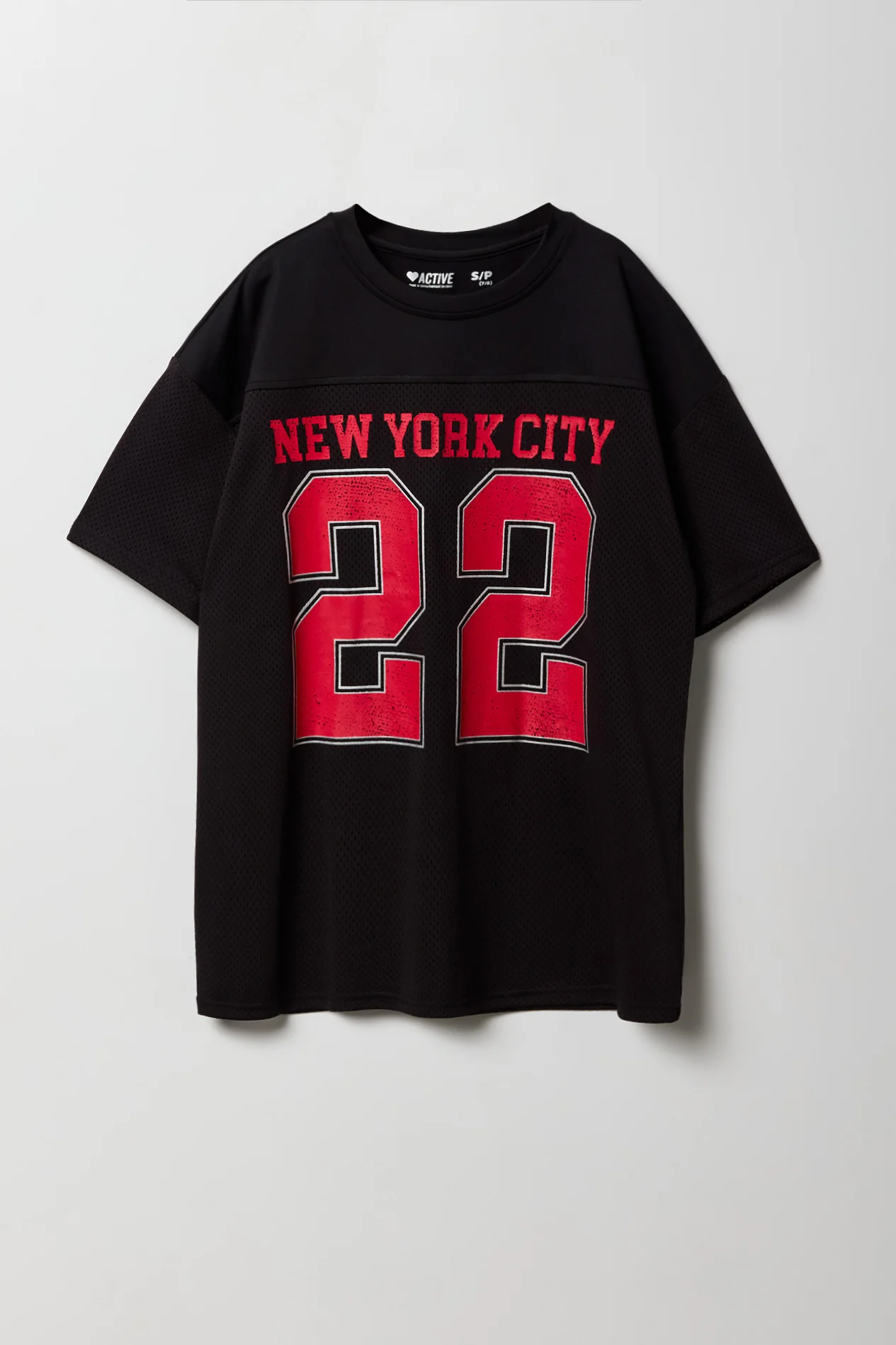 Girls Active Graphic Mesh Jersey