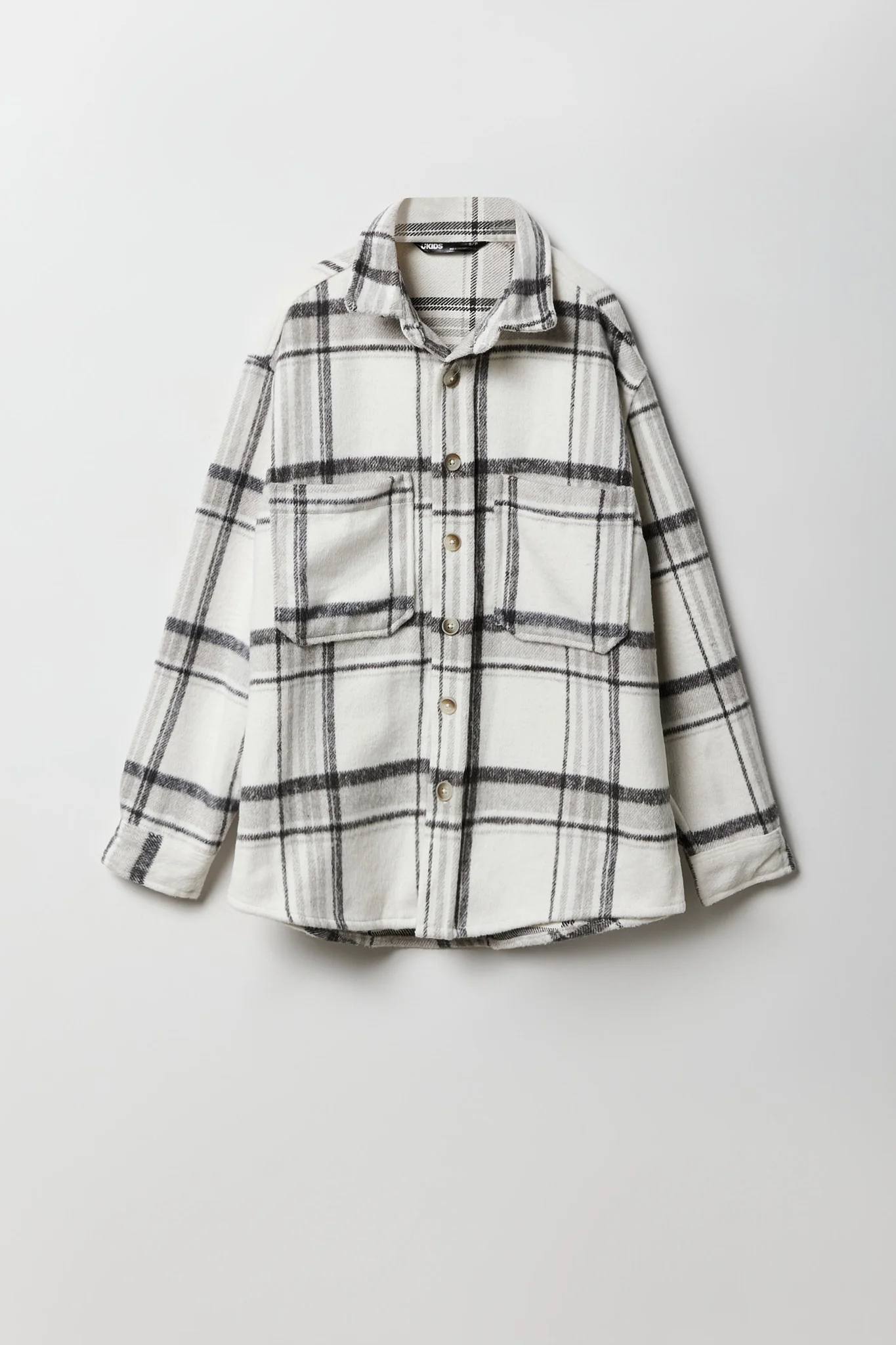 Boys Plaid Shacket