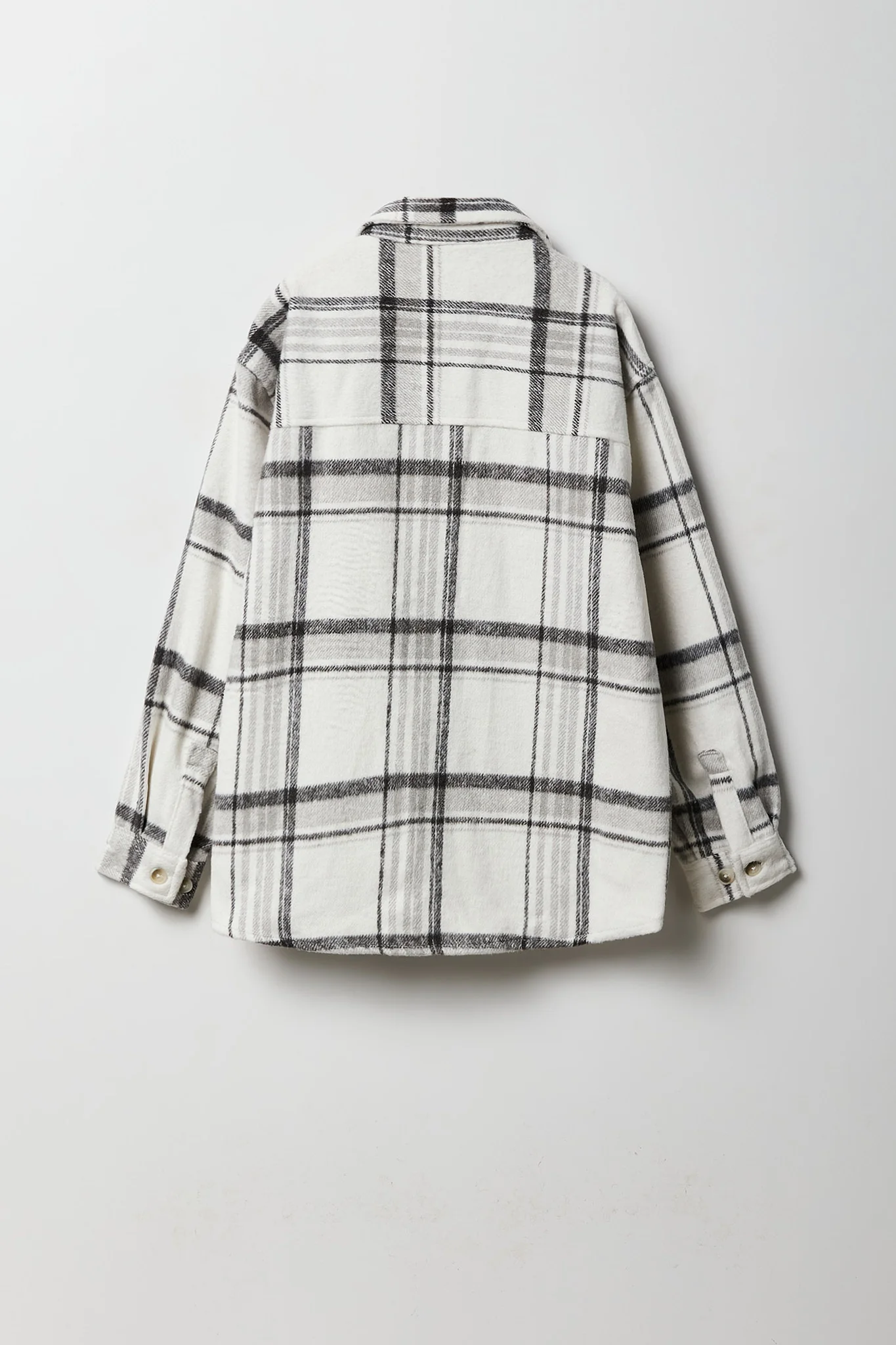 Boys Plaid Shacket - Image 2