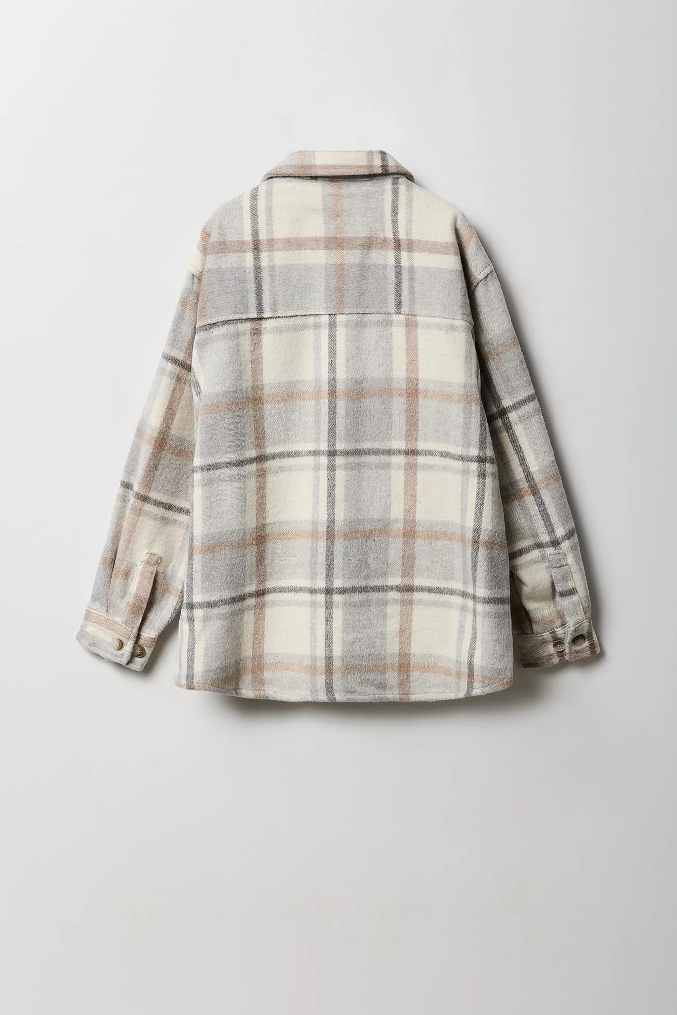 Boys Plaid Shacket - Image 4