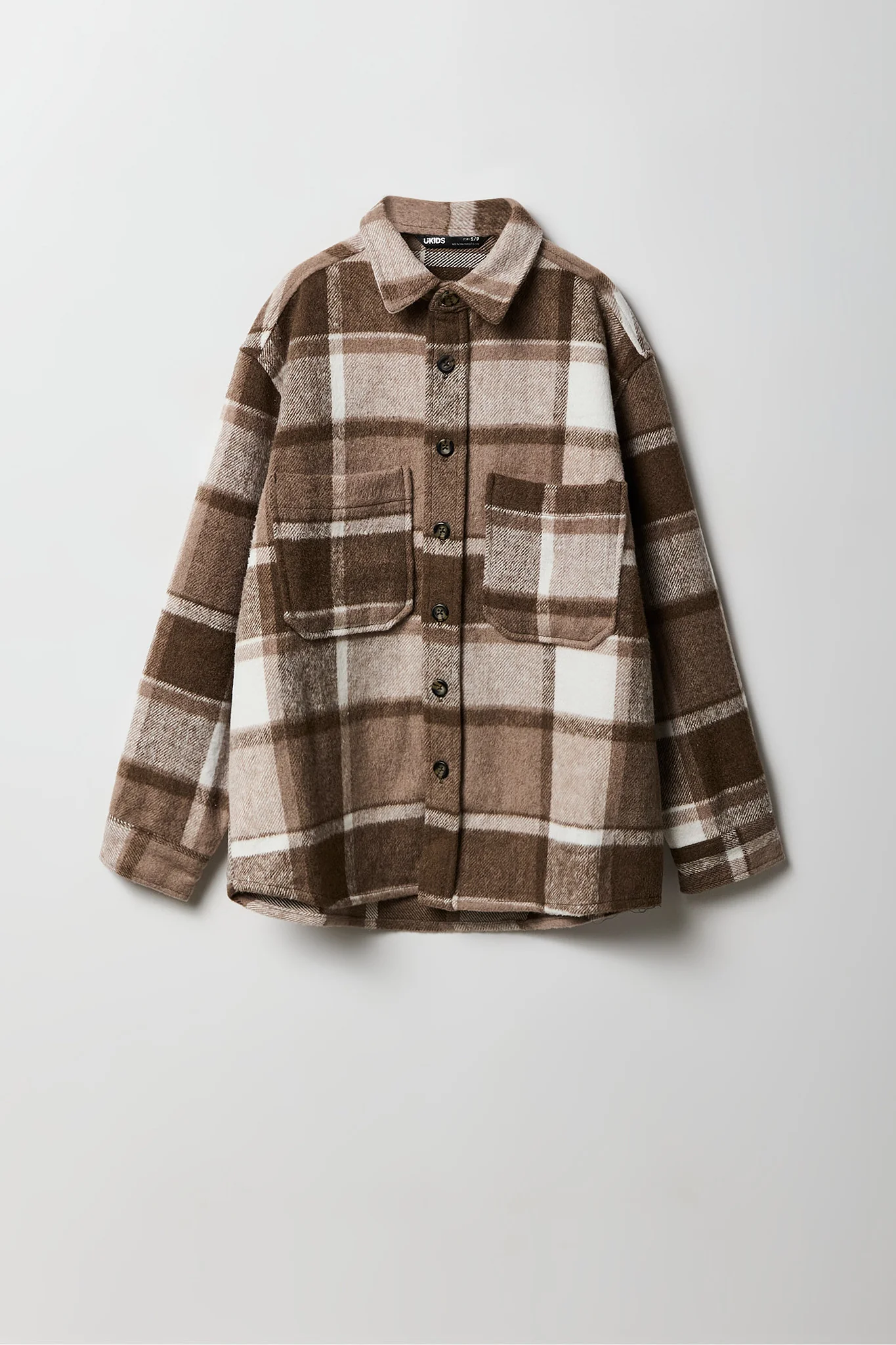 Boys Plaid Shacket - Image 5