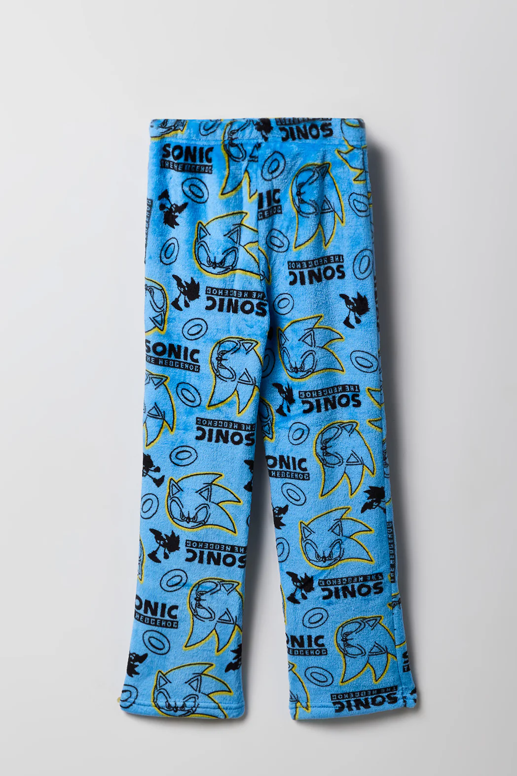 Kids Sonic Print Plush Pajama Pant - Image 4