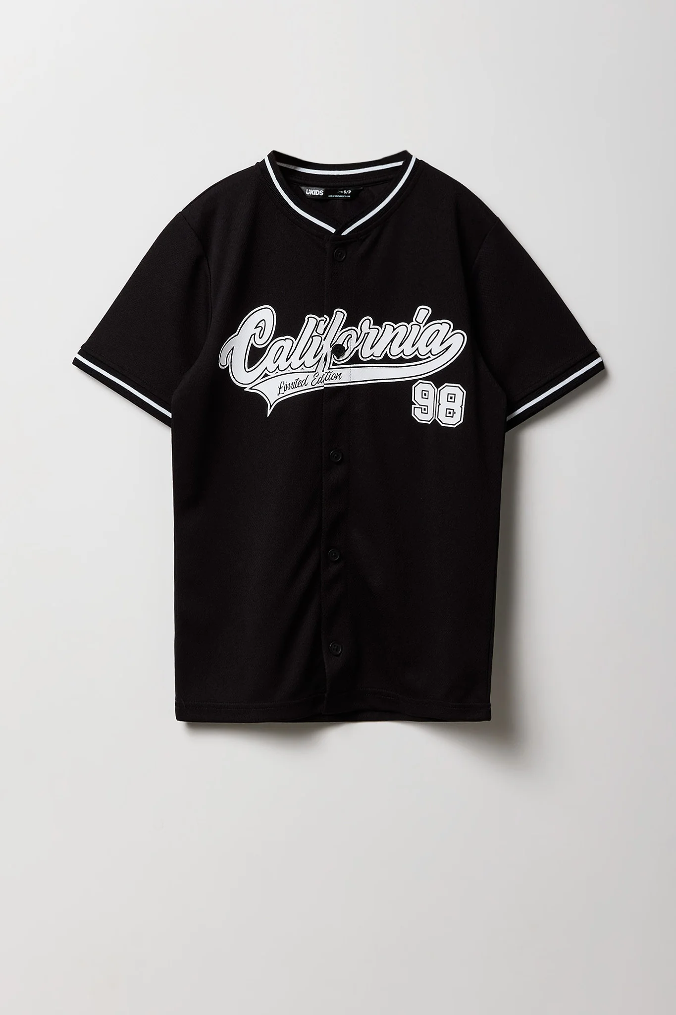 Jersey de baseball en filet imprimé pour garçon