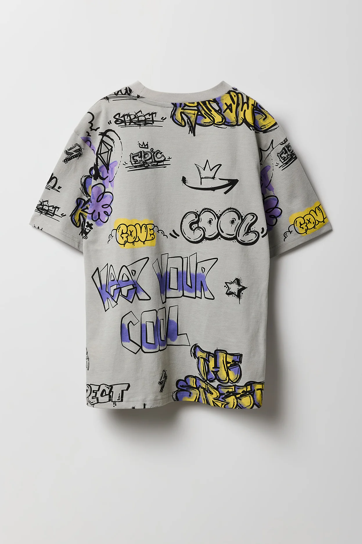 Boys Graffiti Print T-Shirt - Image 2