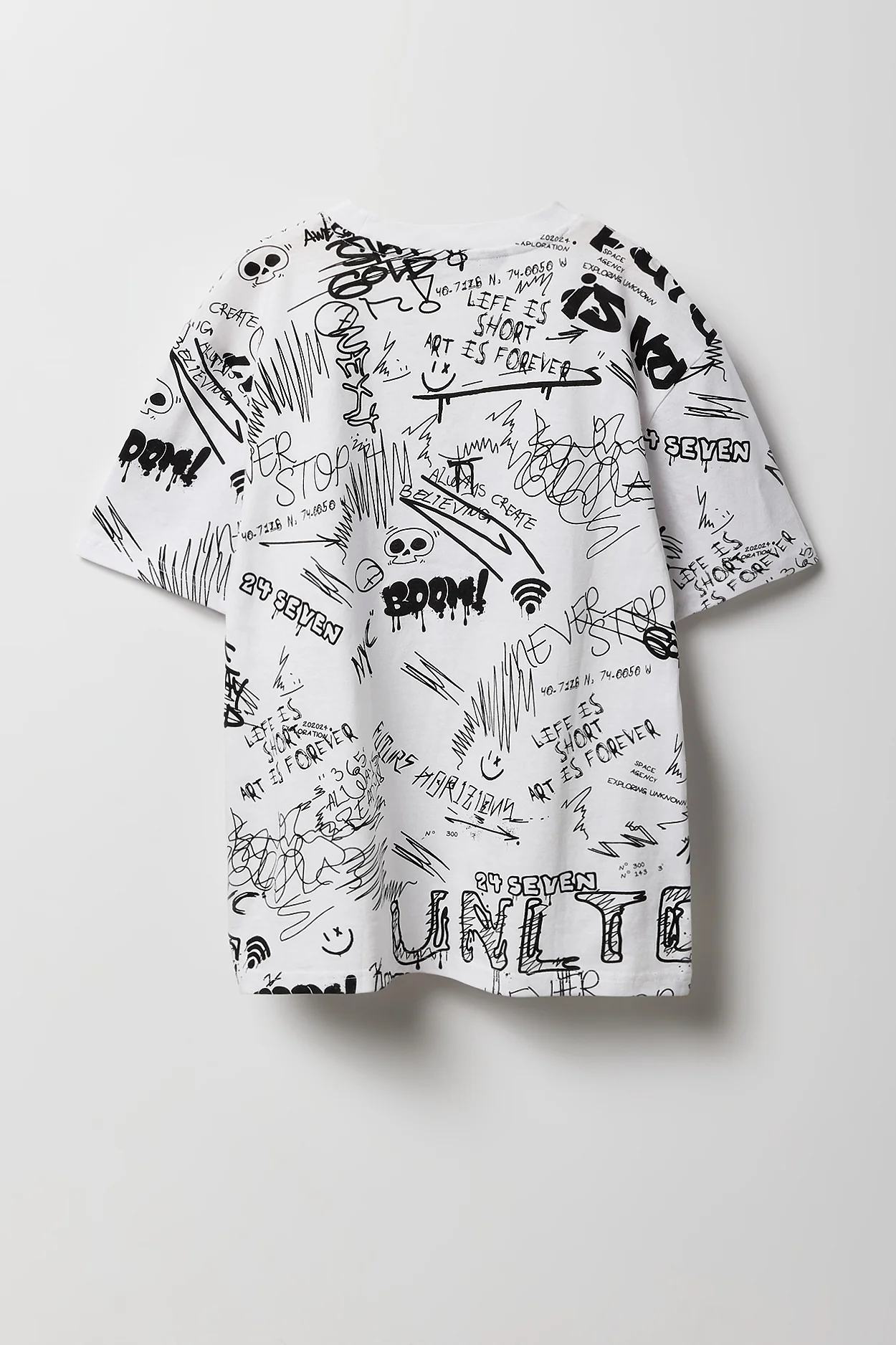 Boys Graffiti Print T-Shirt - Image 4