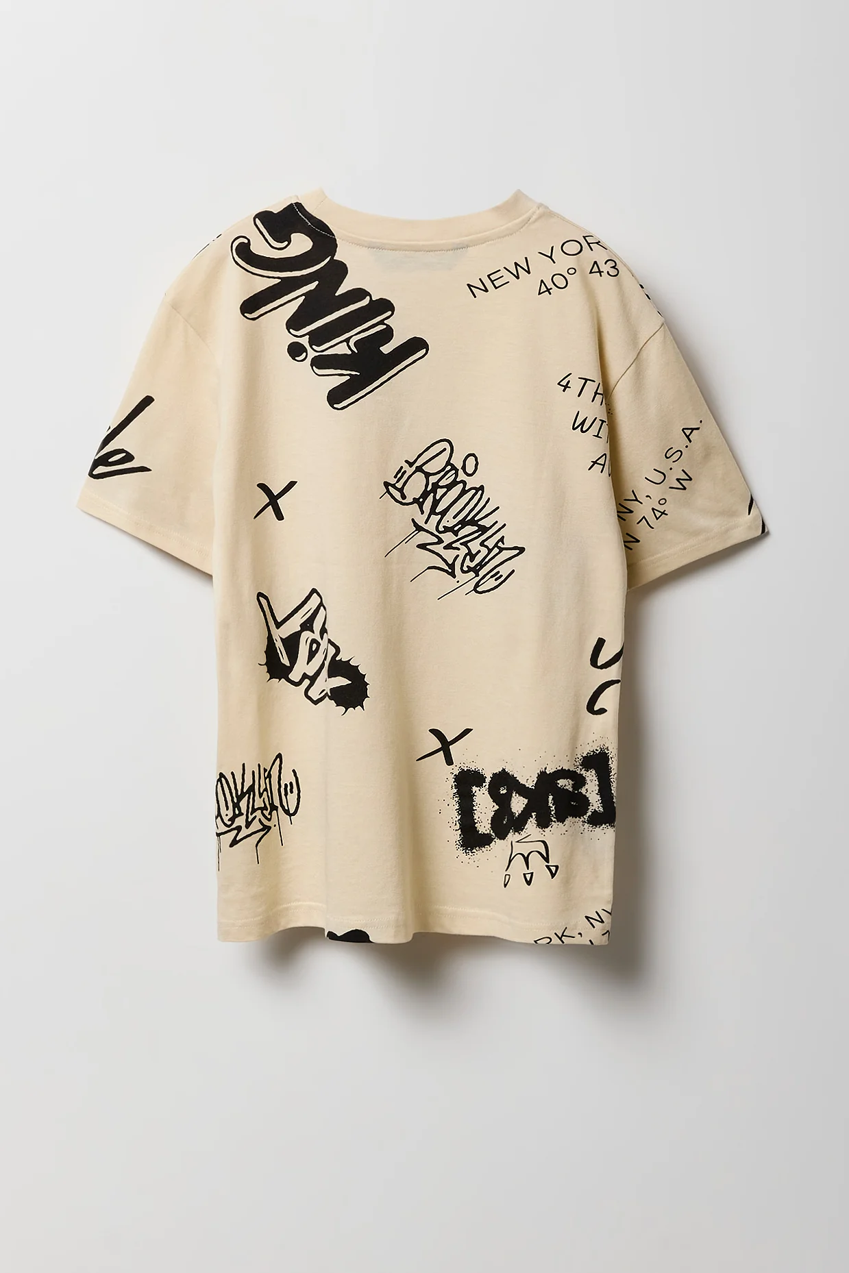 Boys Graffiti Print T-Shirt - Image 9