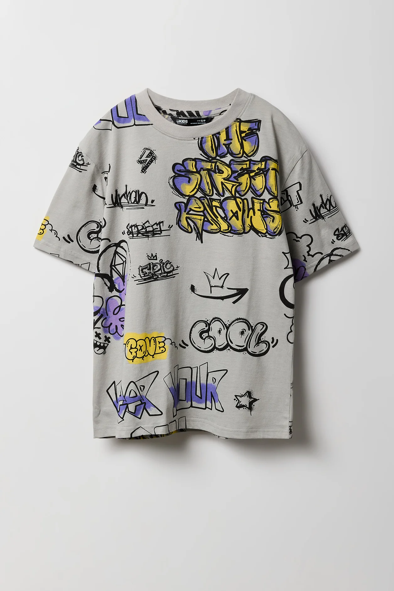 T-shirt à imprimé graffitis pour garçon