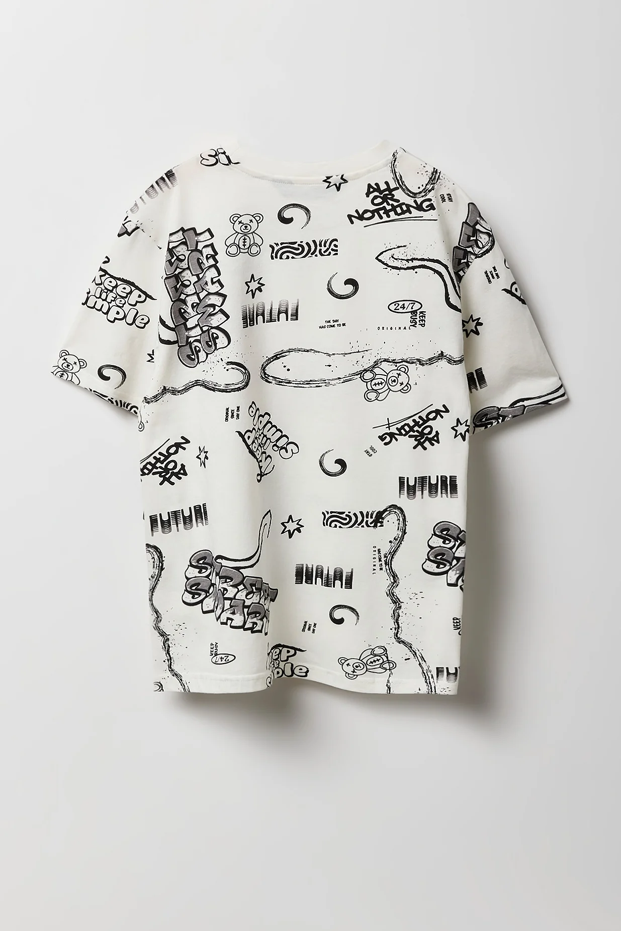 T-shirt à imprimé graffitis pour garçon - Image 6