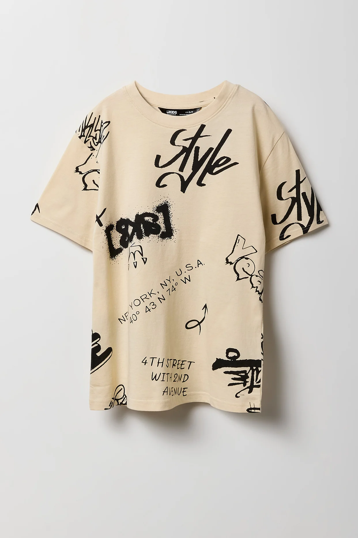 T-shirt à imprimé graffitis pour garçon - Image 7