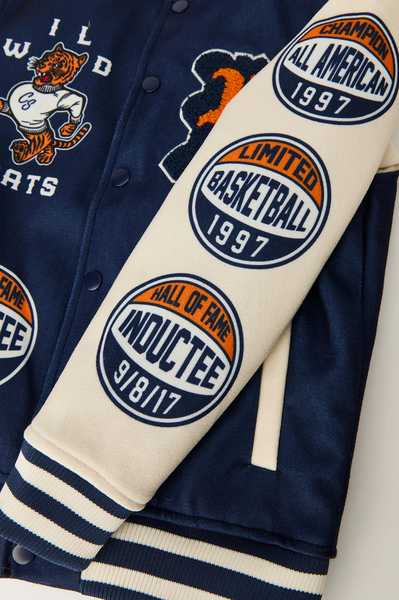 Boys Wildcats Varsity Jacket - Image 8