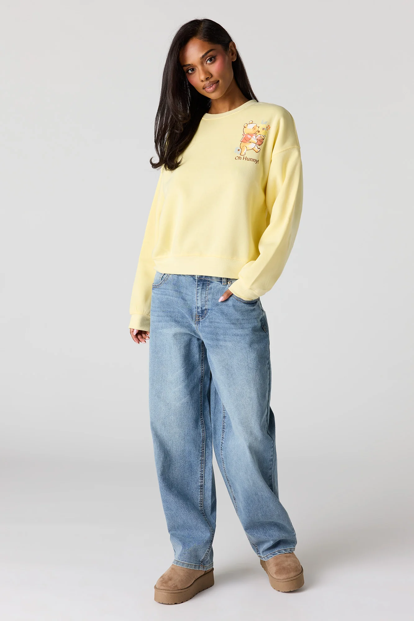 Winnie the Pooh Graphic Fleece Sweatshirt - Image 3