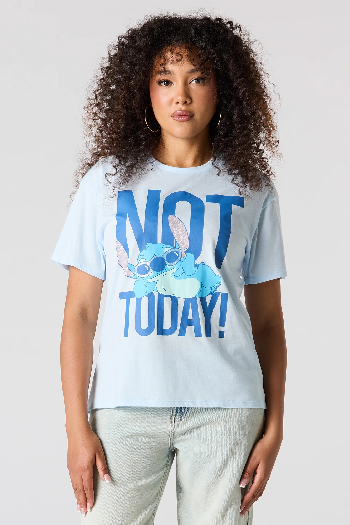 Stitch Graphic Boyfriend T-Shirt - Image 4