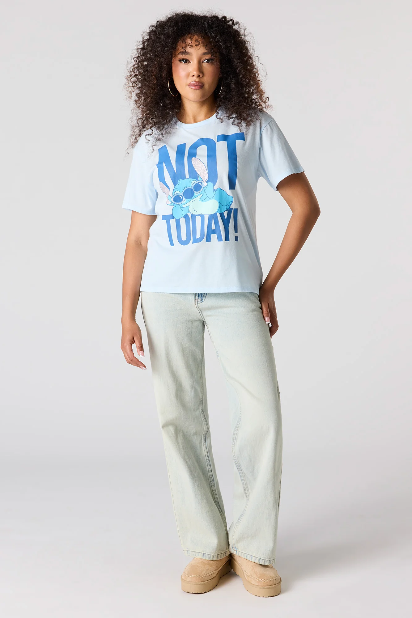 Stitch Graphic Boyfriend T-Shirt - Image 6