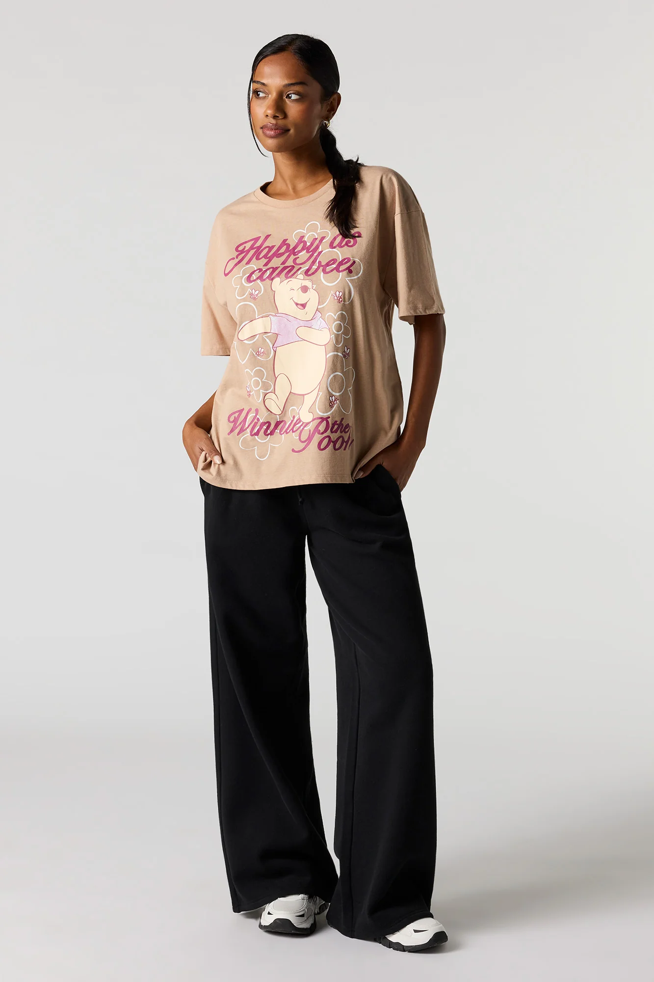 Winnie The Pooh Graphic Boyfriend T-Shirt - Image 3