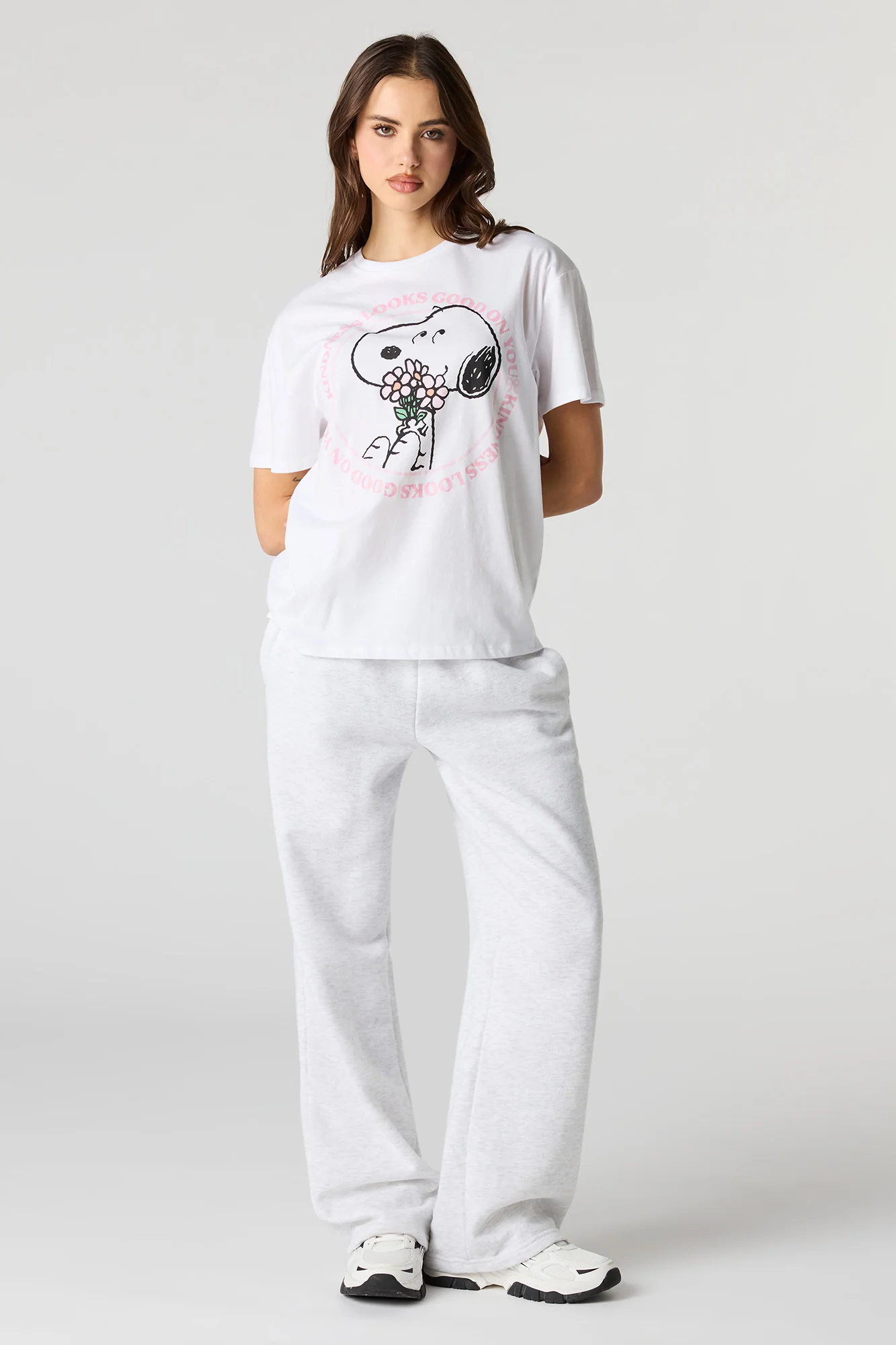 Snoopy Graphic Boyfriend T-Shirt - Image 3