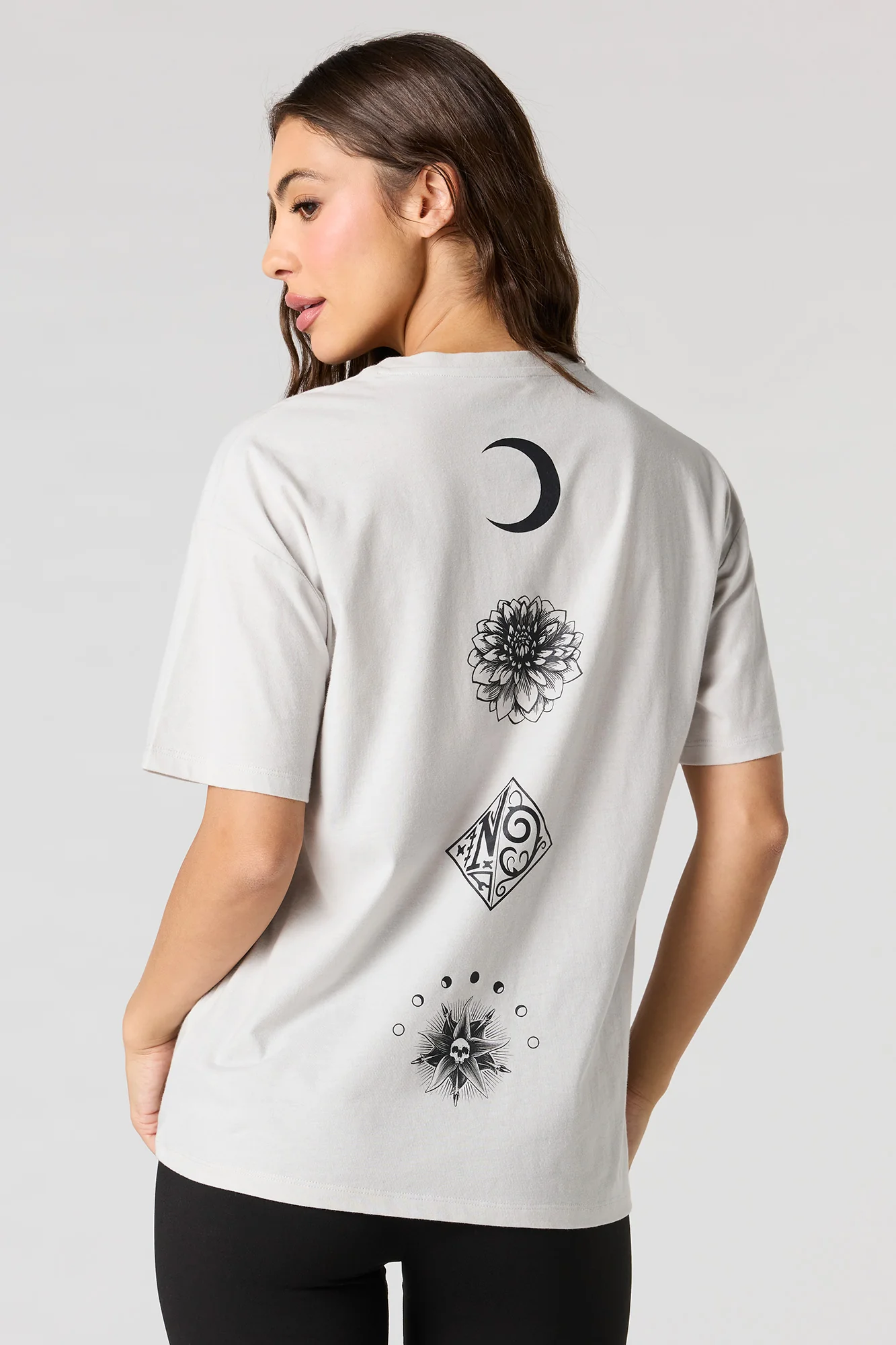 Wednesday Graphic Boyfriend T-Shirt - Image 2
