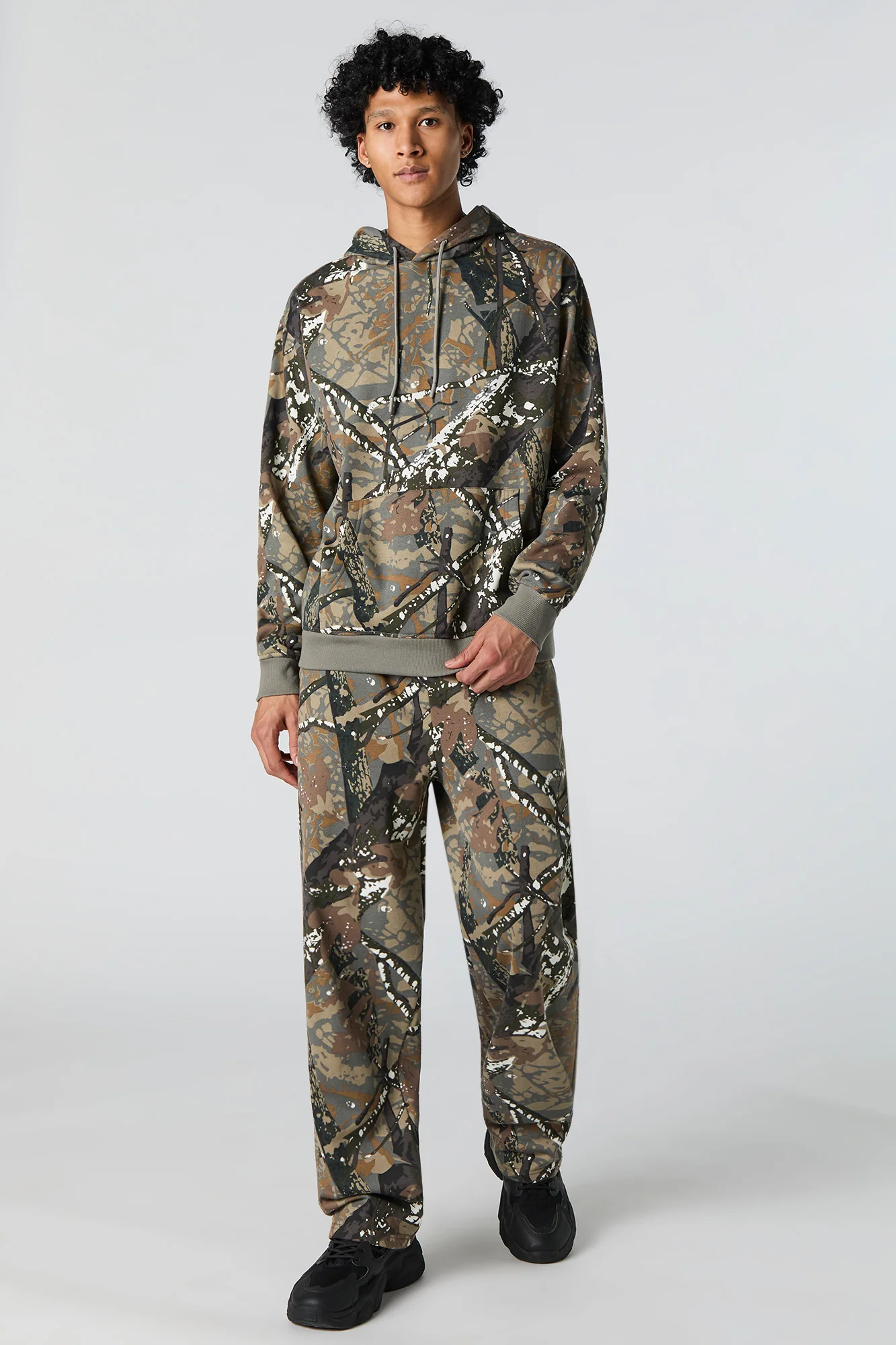 Camo Print Fleece Sweatpant - Image 11